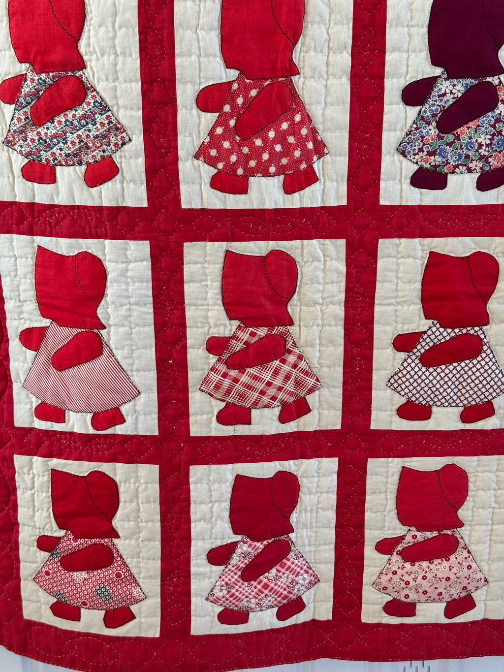 Vintage Red Sunbonnet Sue