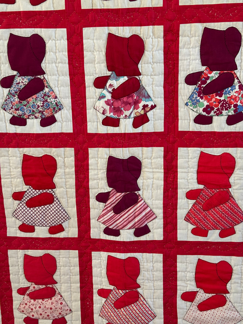Vintage Red Sunbonnet Sue