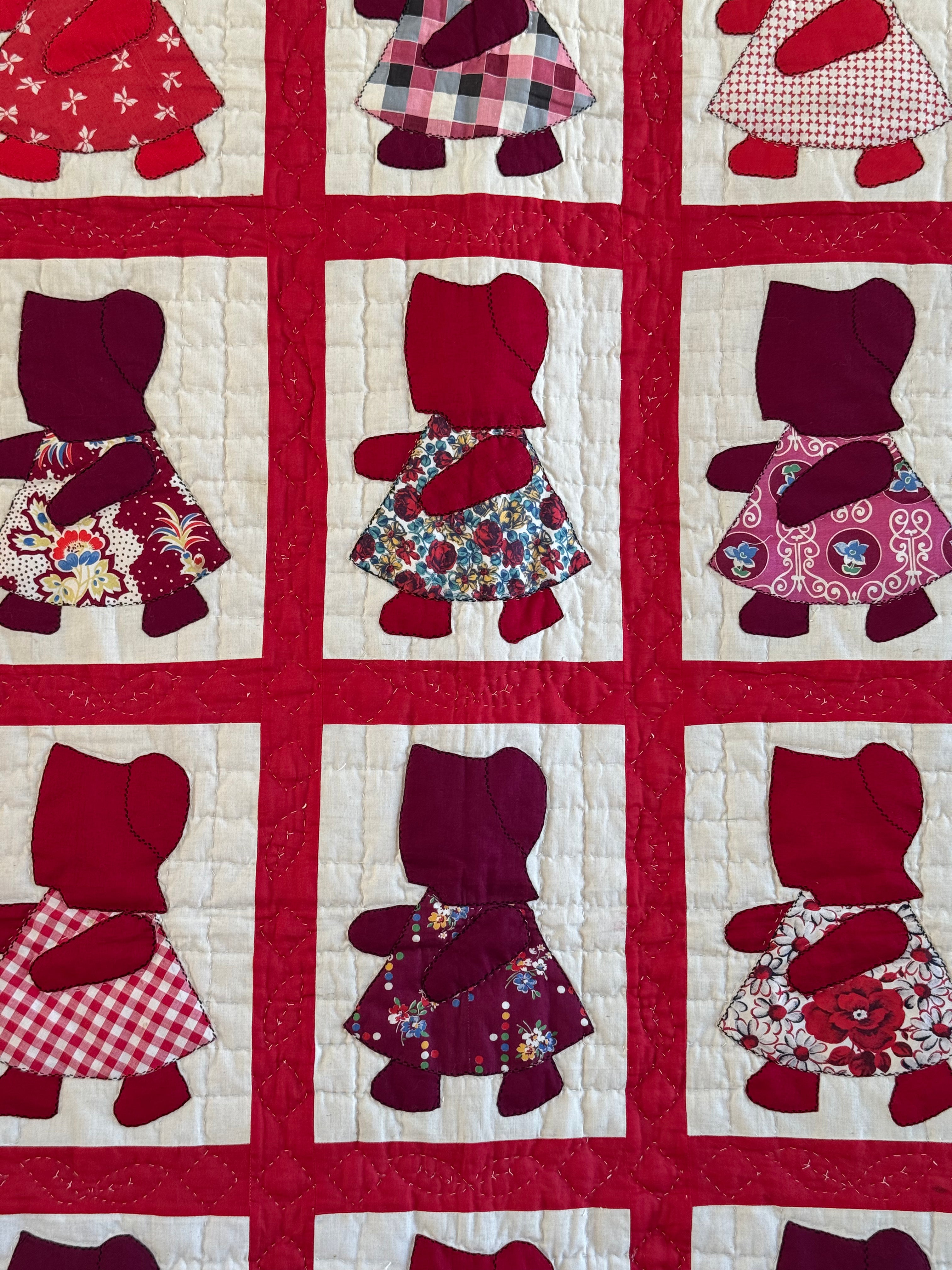 Vintage Red Sunbonnet Sue