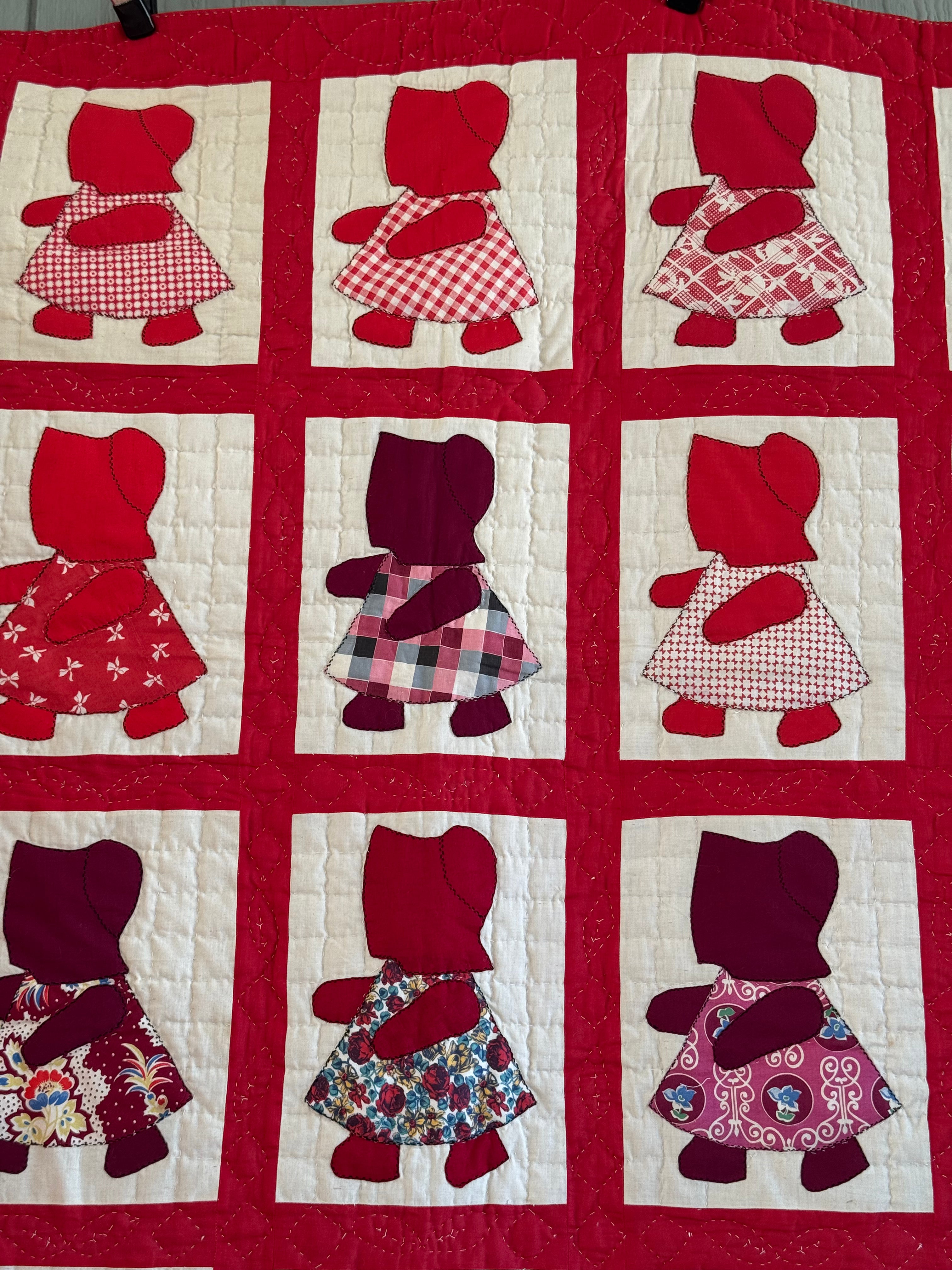 Vintage Red Sunbonnet Sue