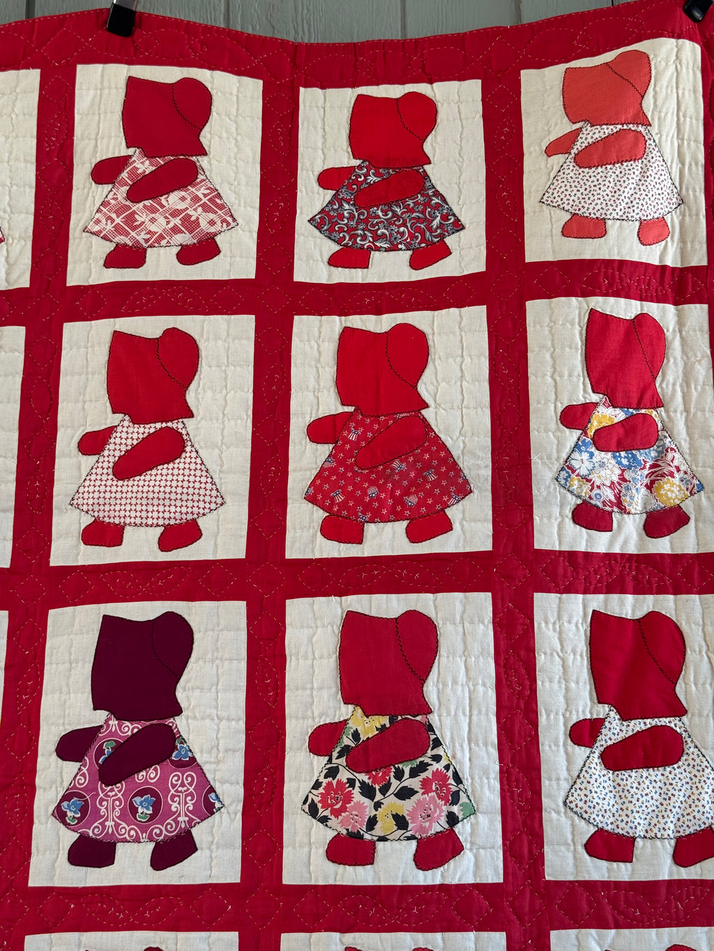 Vintage Red Sunbonnet Sue