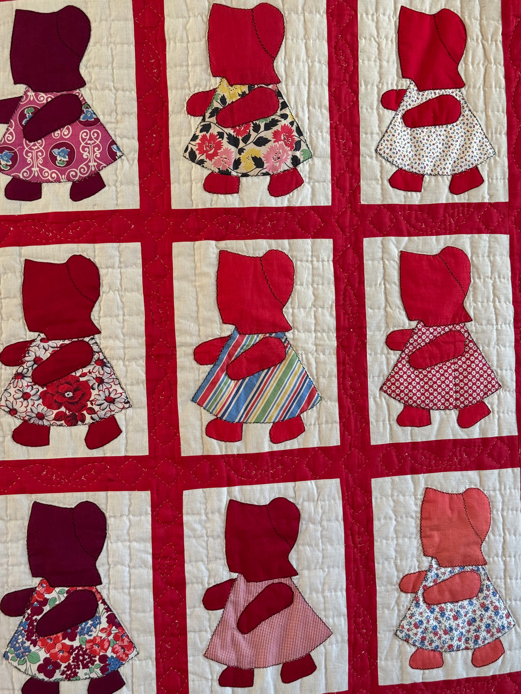 Vintage Red Sunbonnet Sue