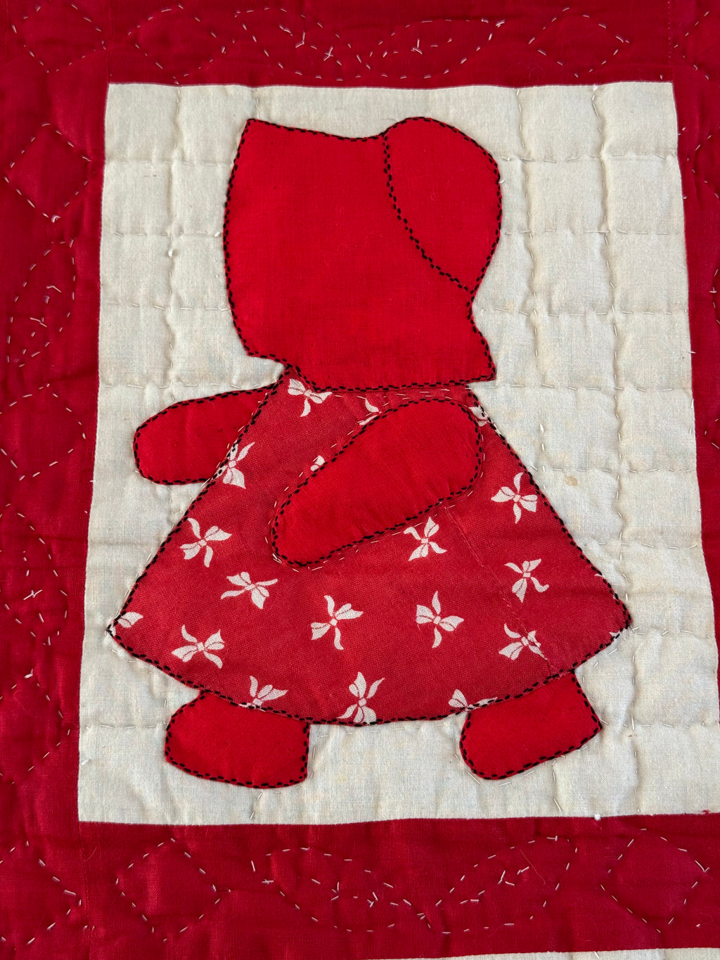 Vintage Red Sunbonnet Sue