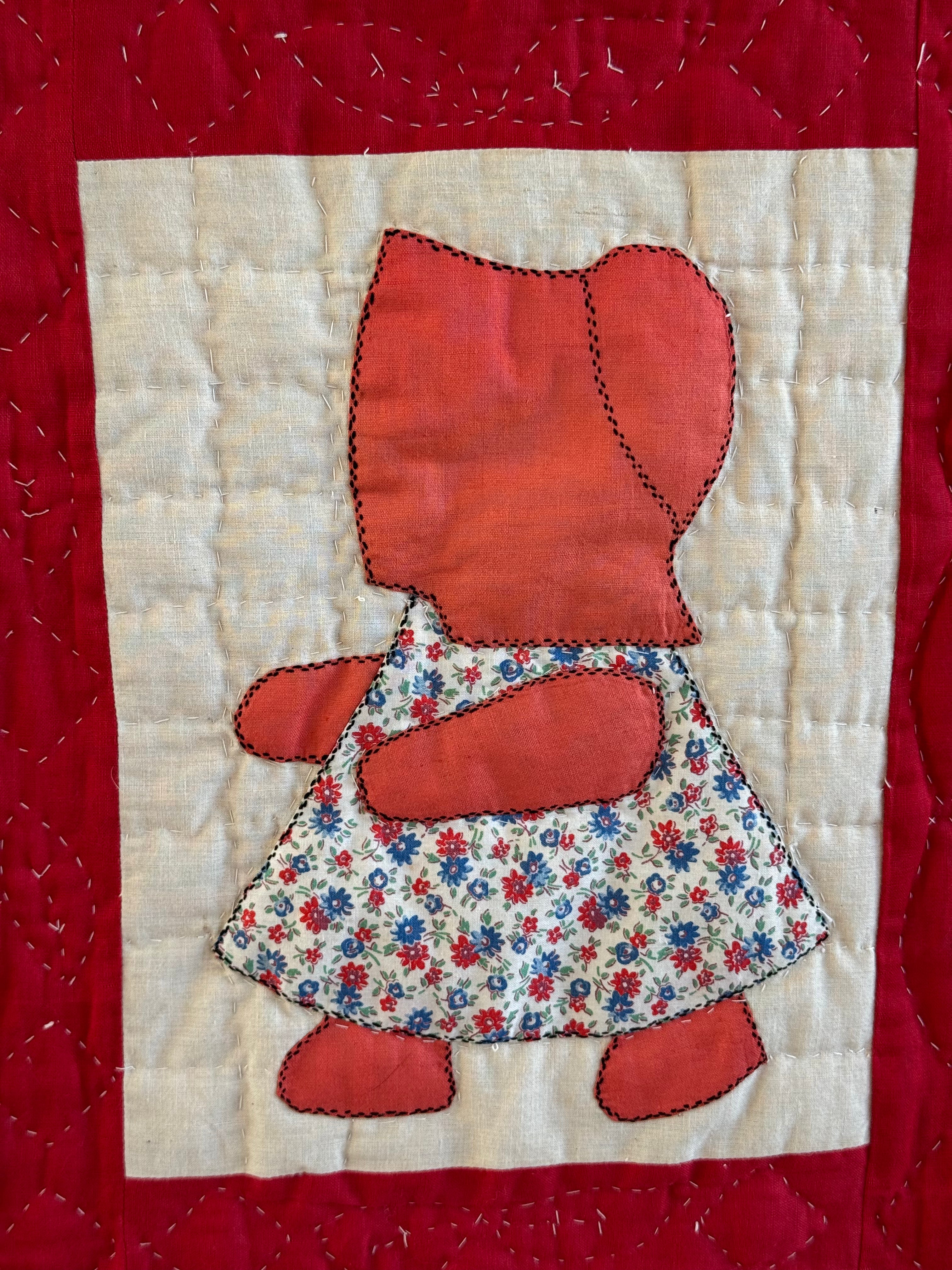 Vintage Red Sunbonnet Sue