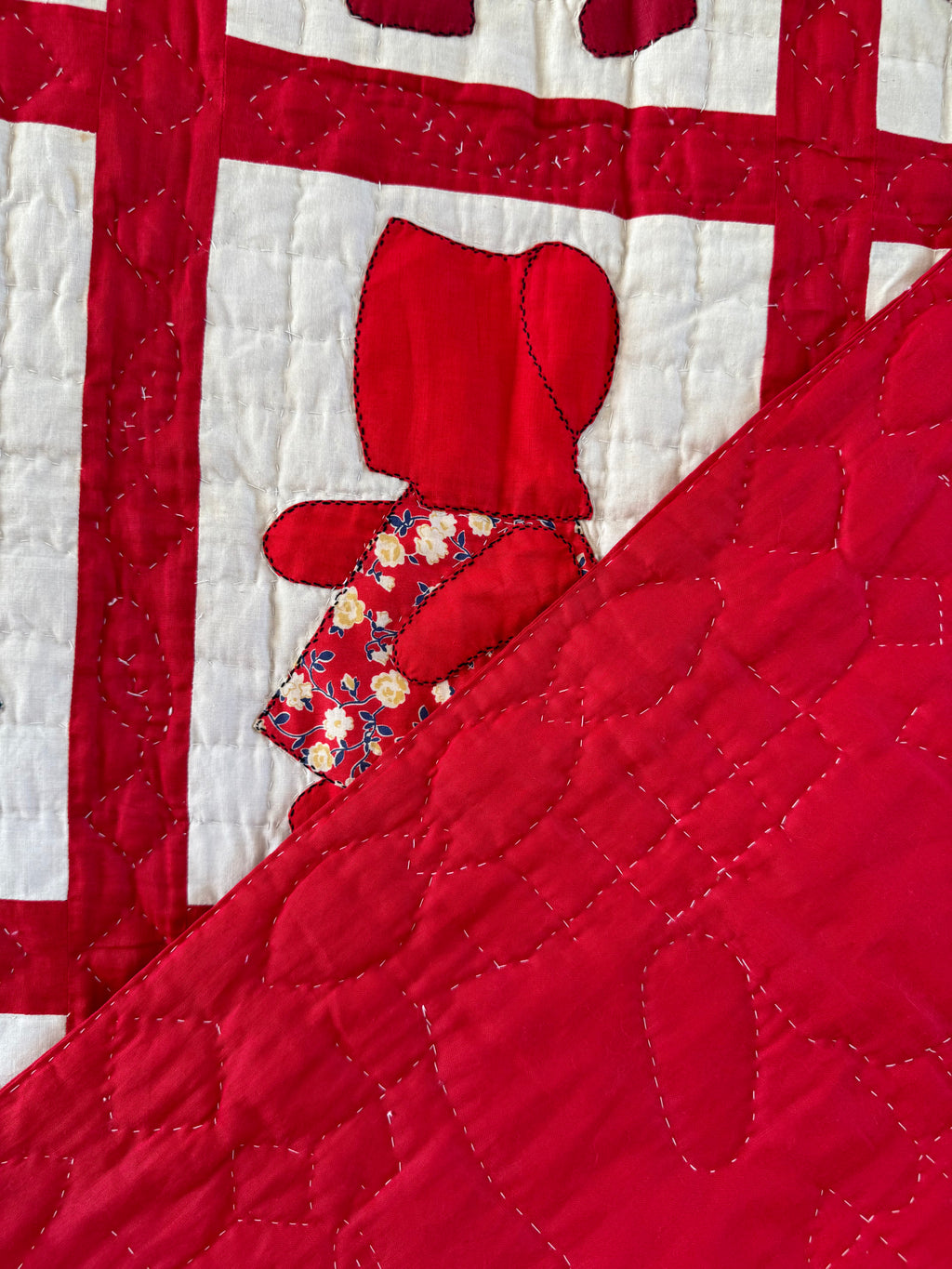 Vintage Red Sunbonnet Sue