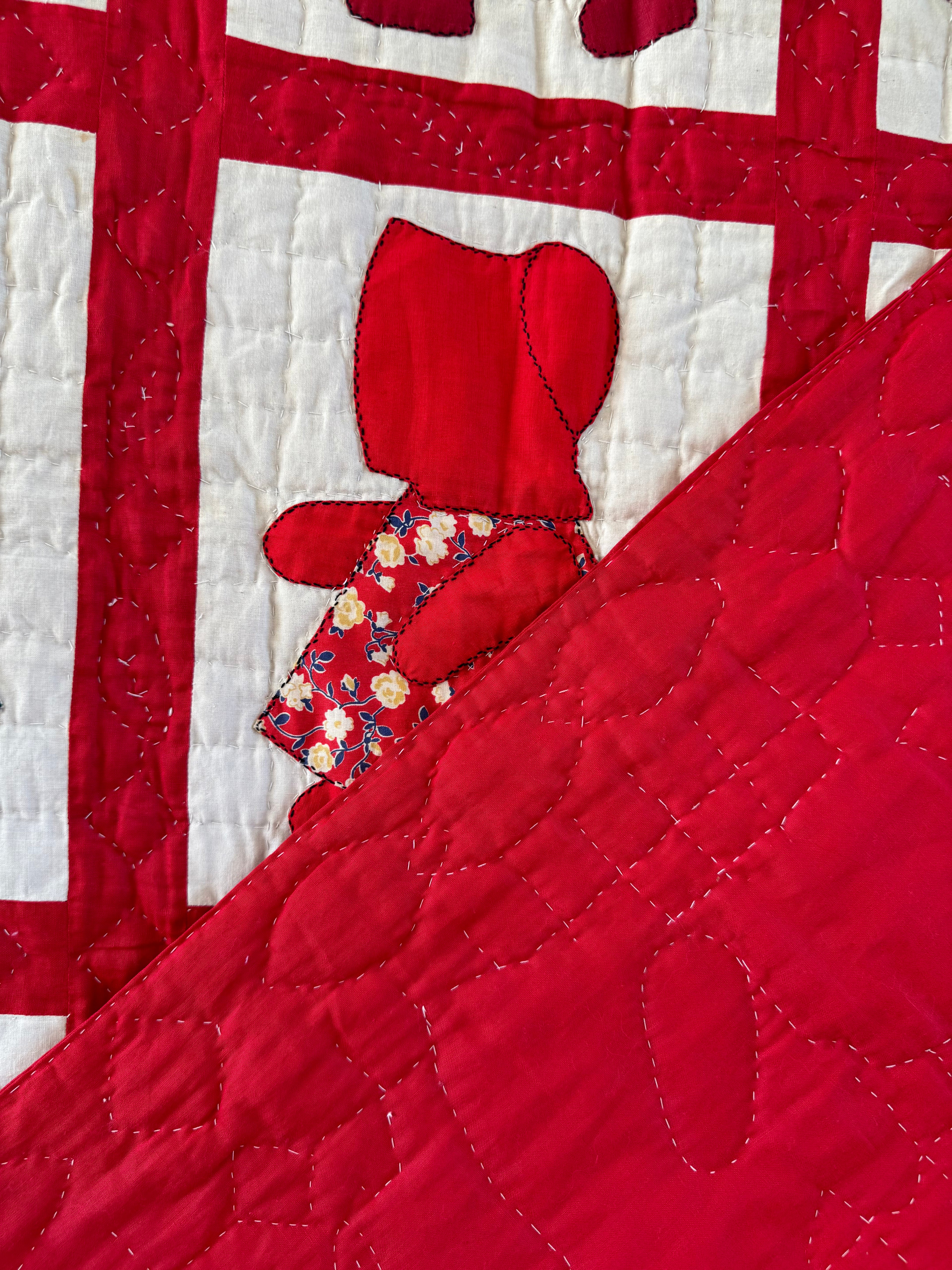 Vintage Red Sunbonnet Sue