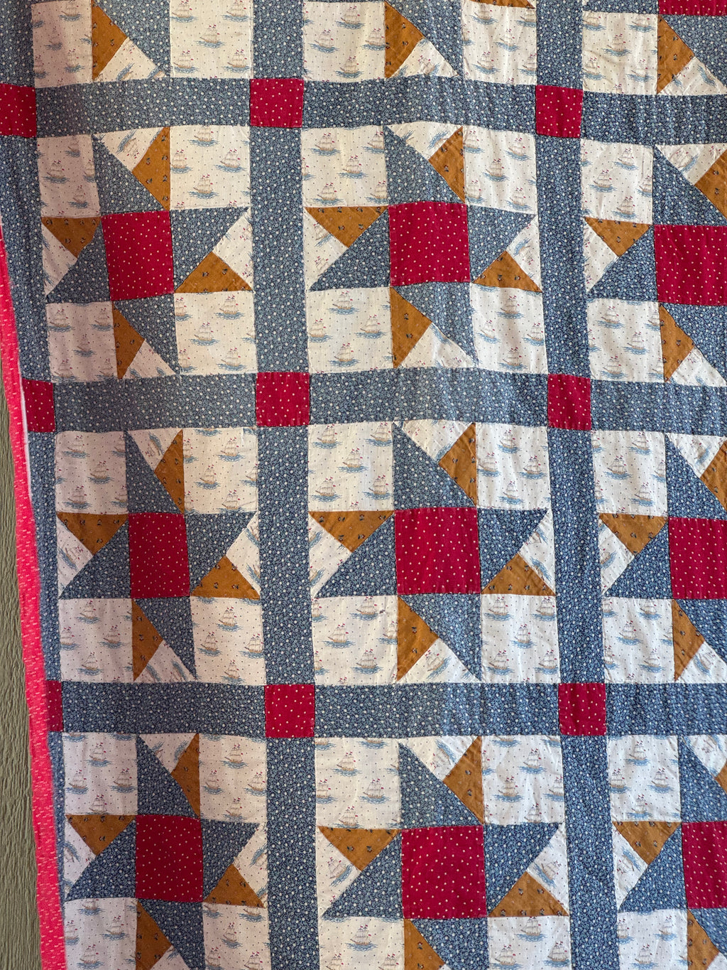 Vintage Ohio Star Quilt