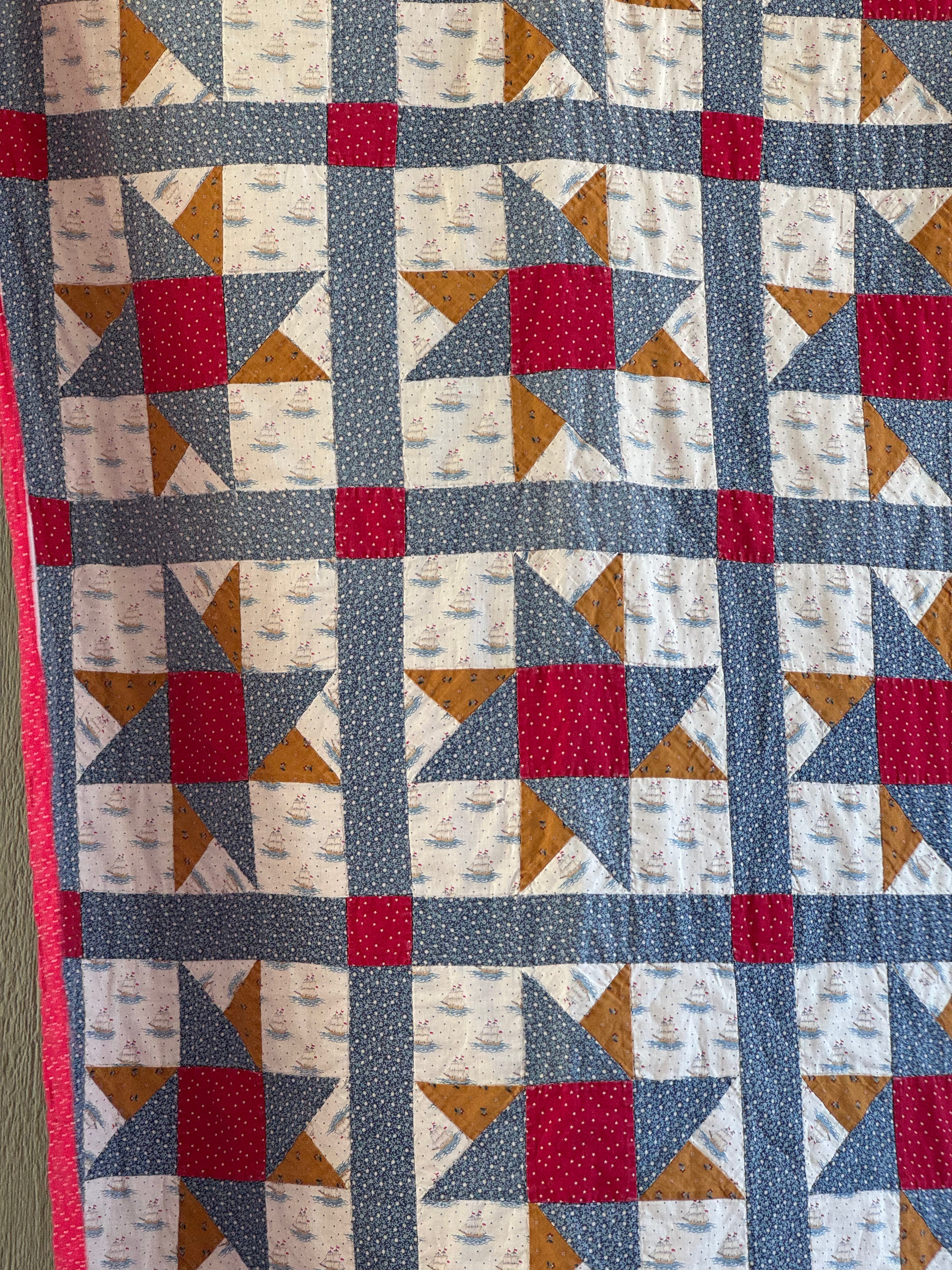 Vintage Ohio Star Quilt