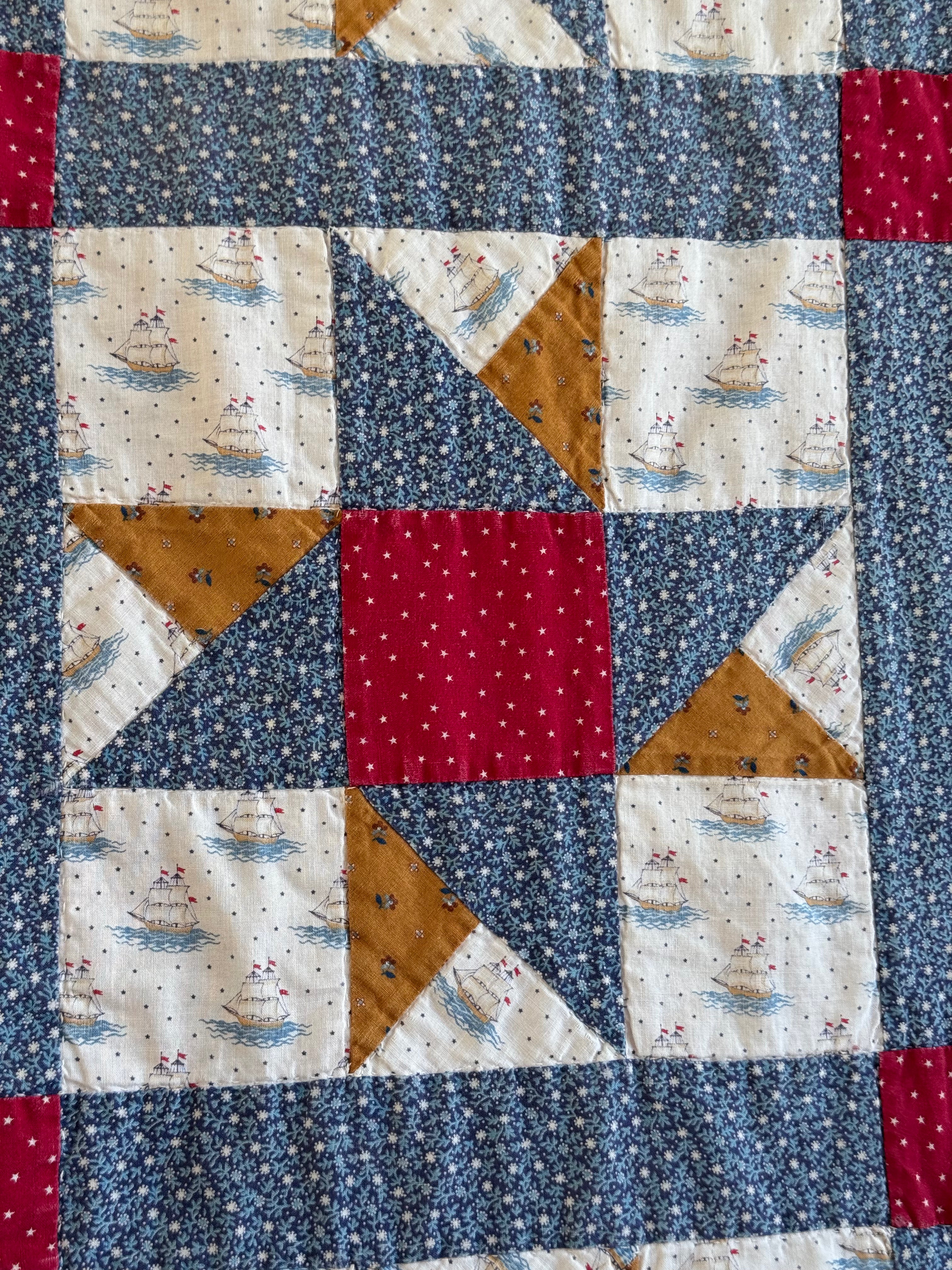 Vintage Ohio Star Quilt