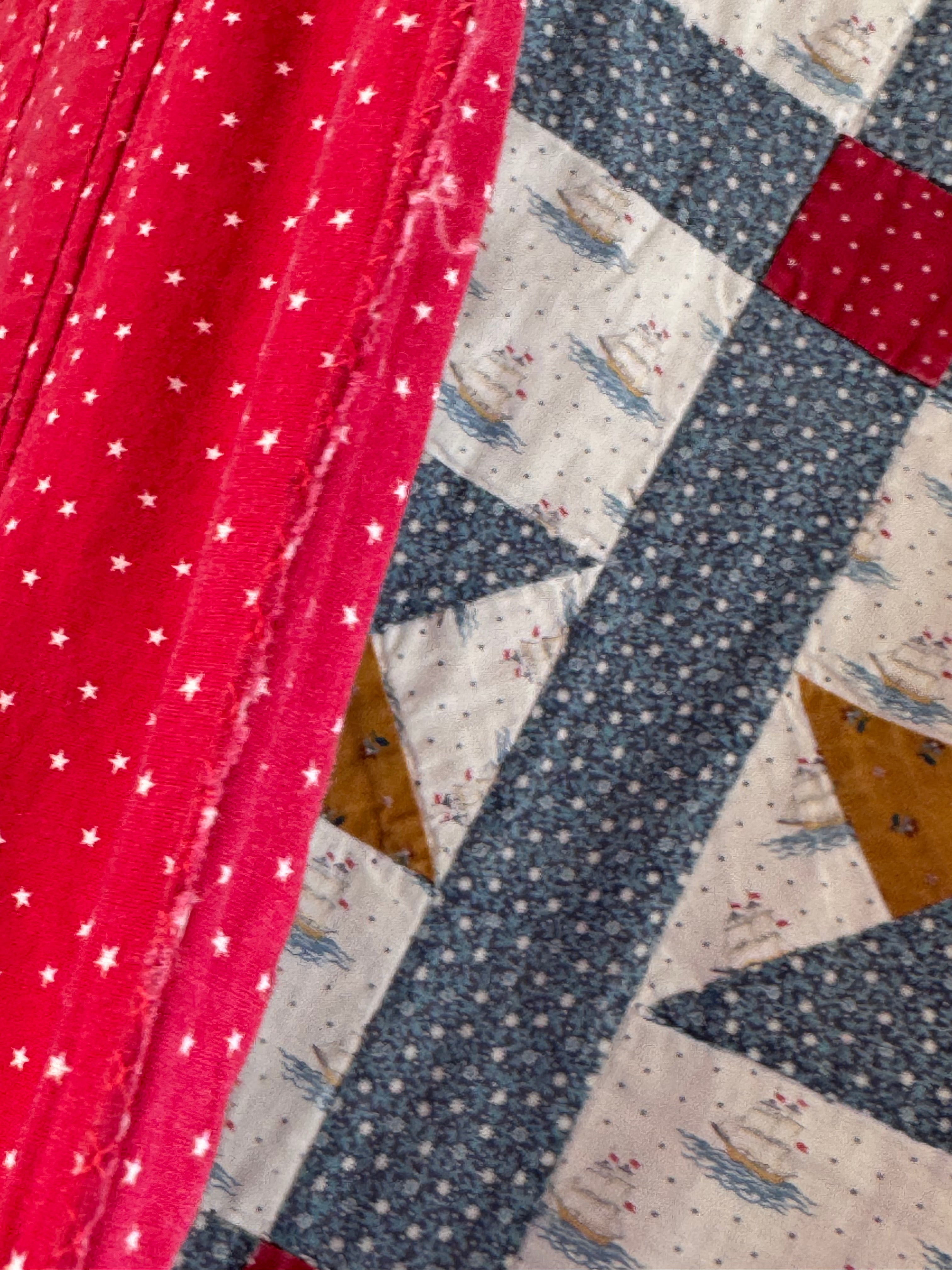 Vintage Ohio Star Quilt