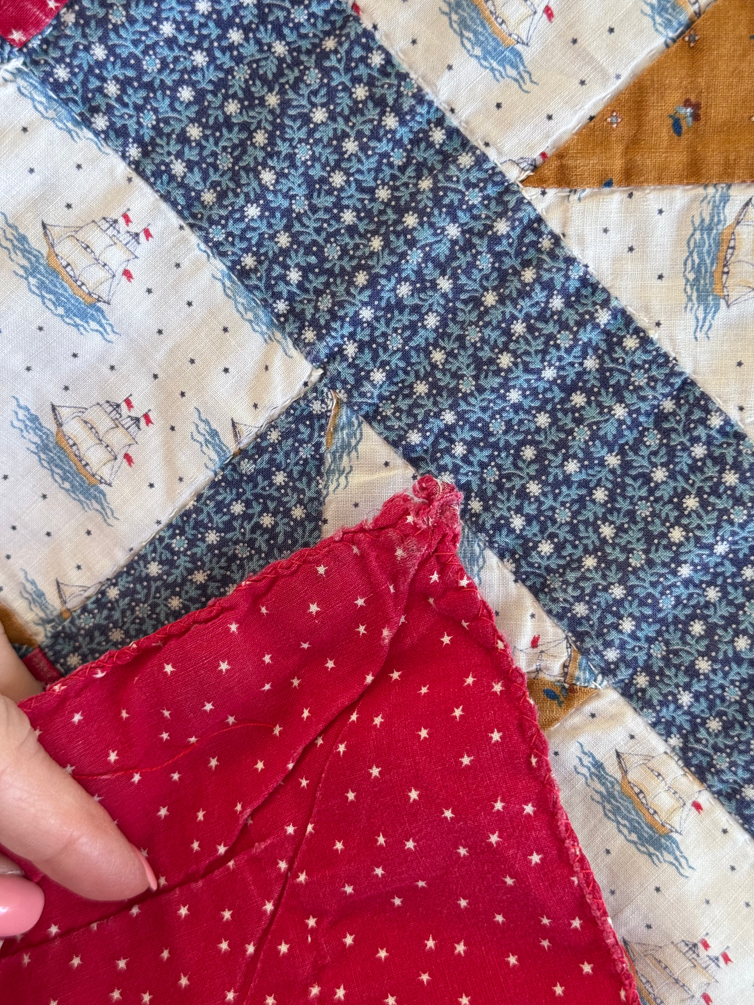 Vintage Ohio Star Quilt