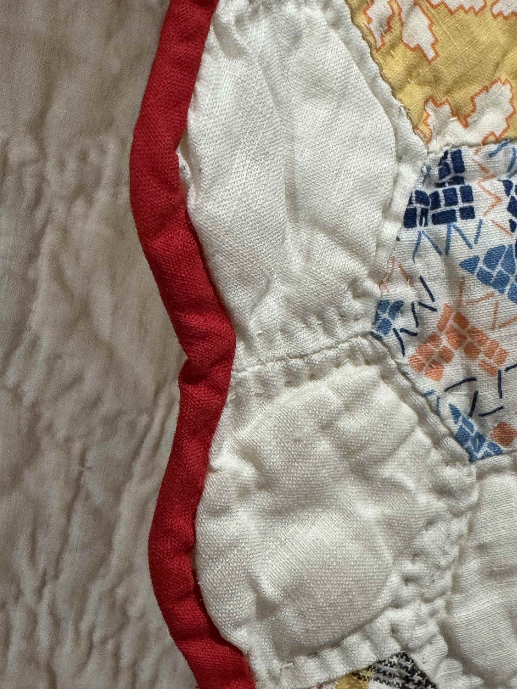 Vintage Quilt Grandmother's Flower Garden
