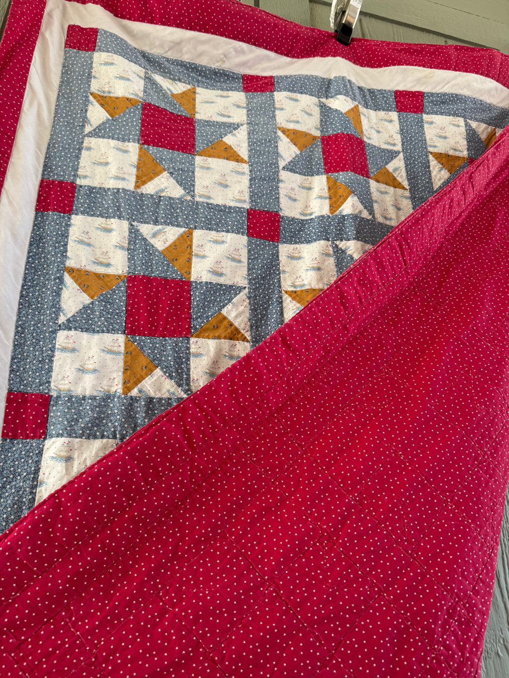 Vintage Ohio Star Quilt