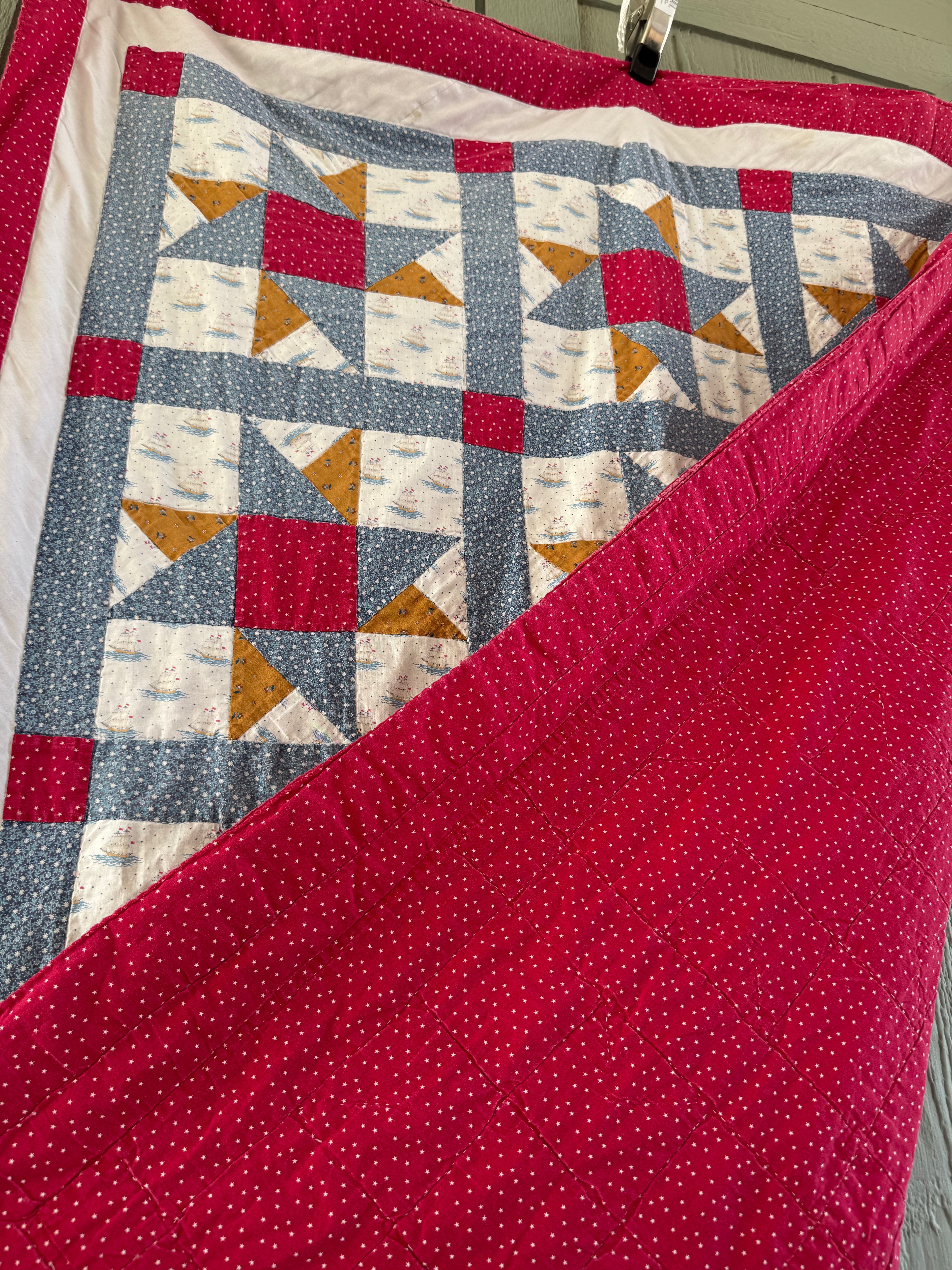Vintage Ohio Star Quilt
