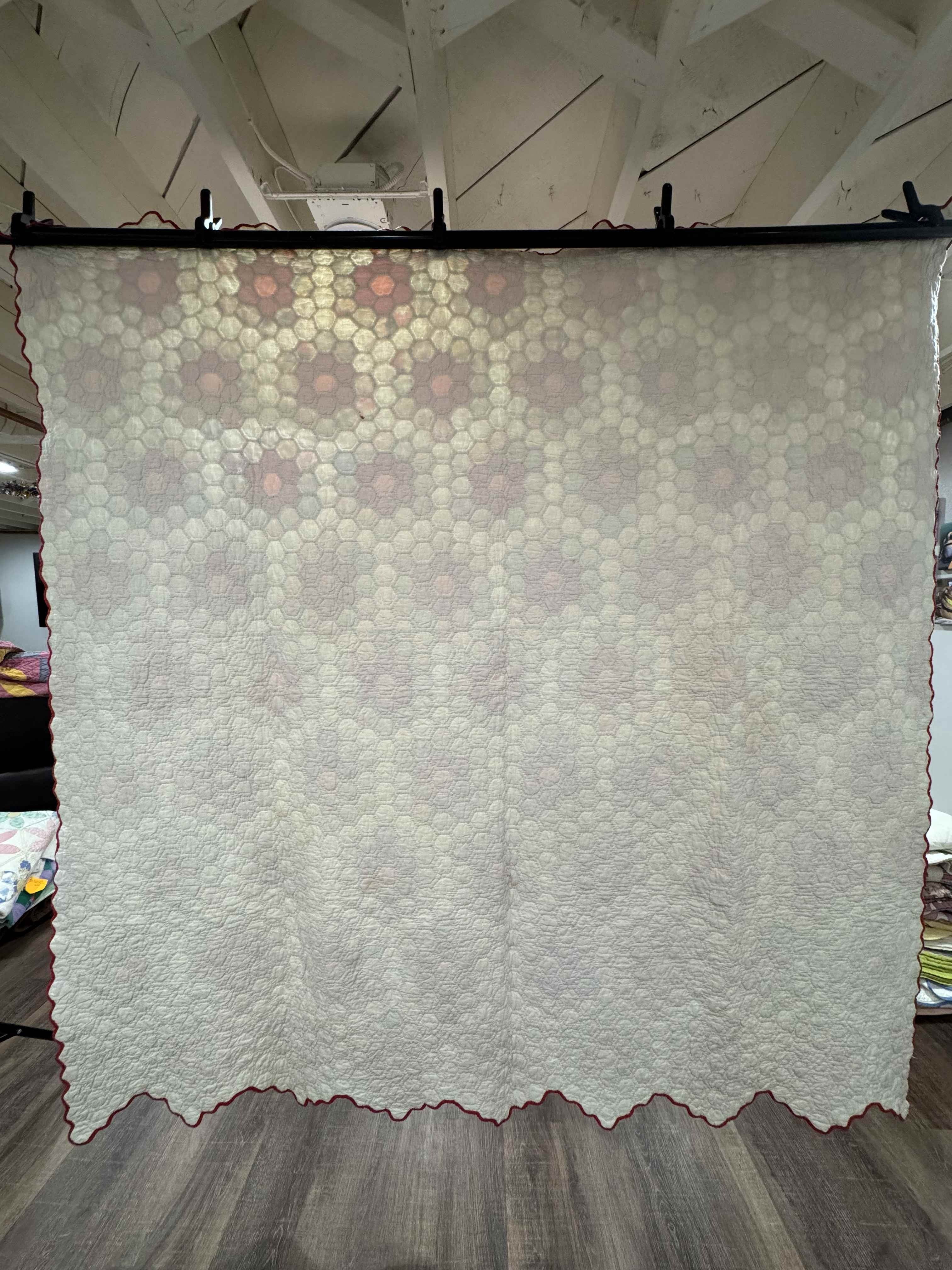 Vintage Quilt Grandmother's Flower Garden