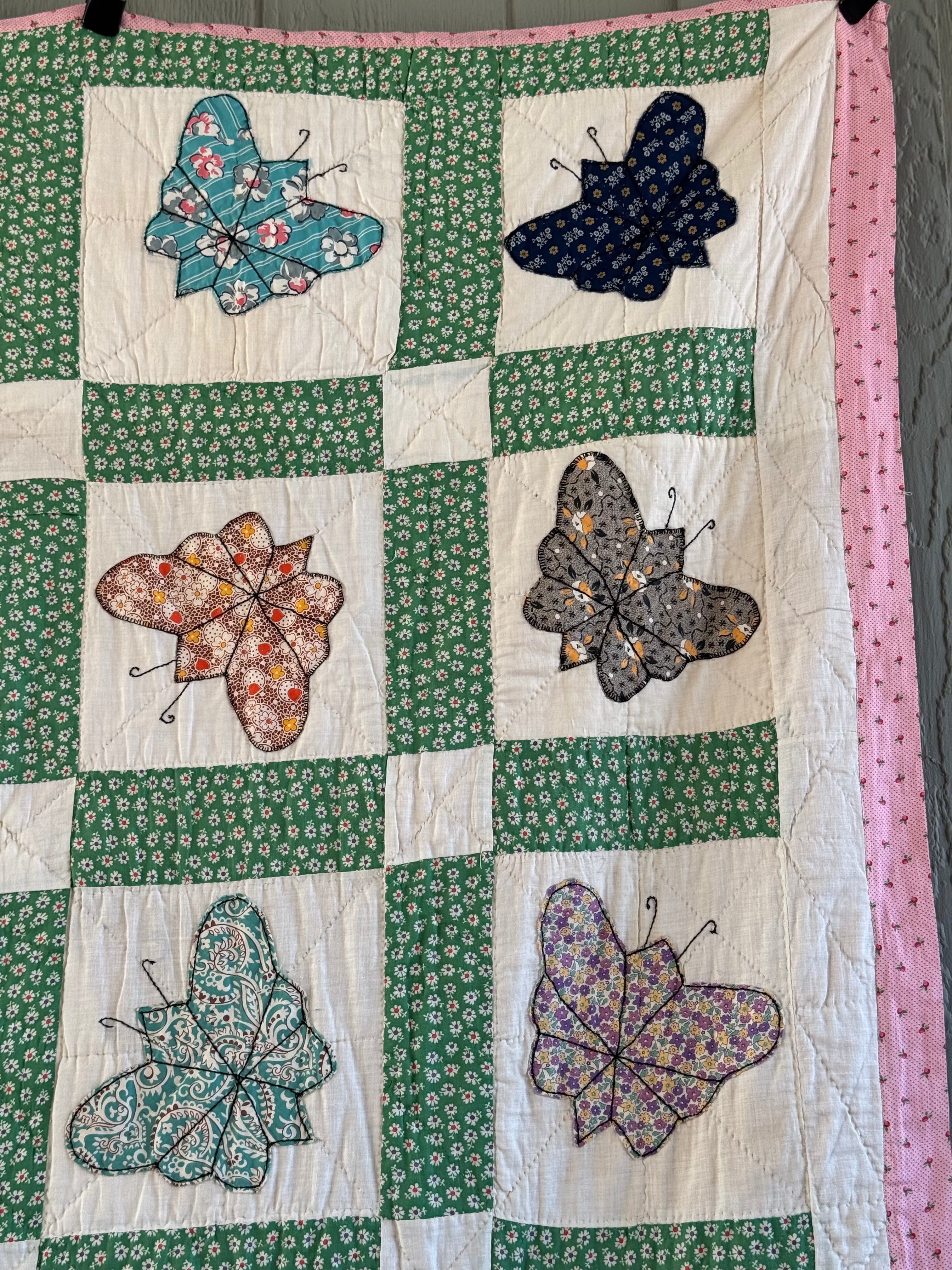The Butterfly Kaleidoscope Quilt **SOLD**