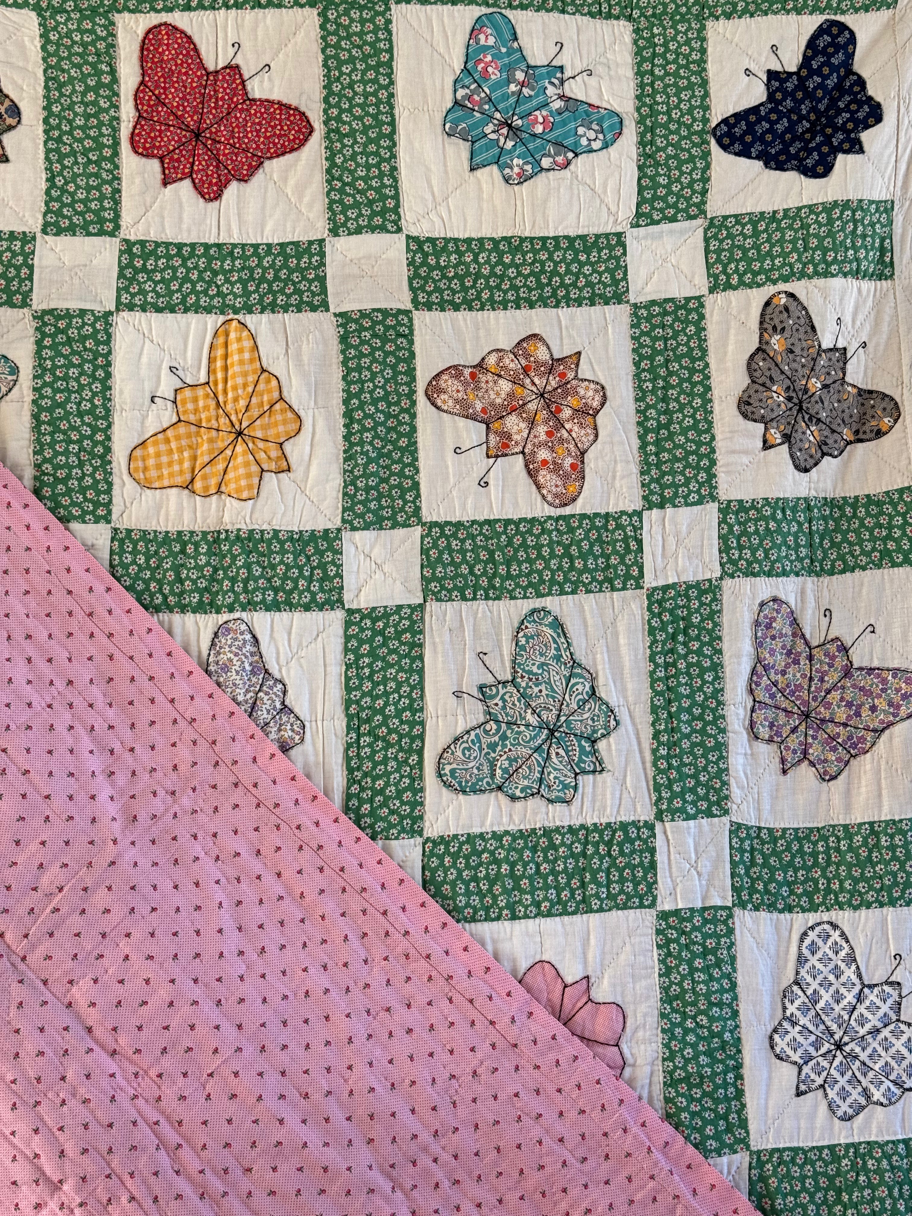 The Butterfly Kaleidoscope Quilt **SOLD**