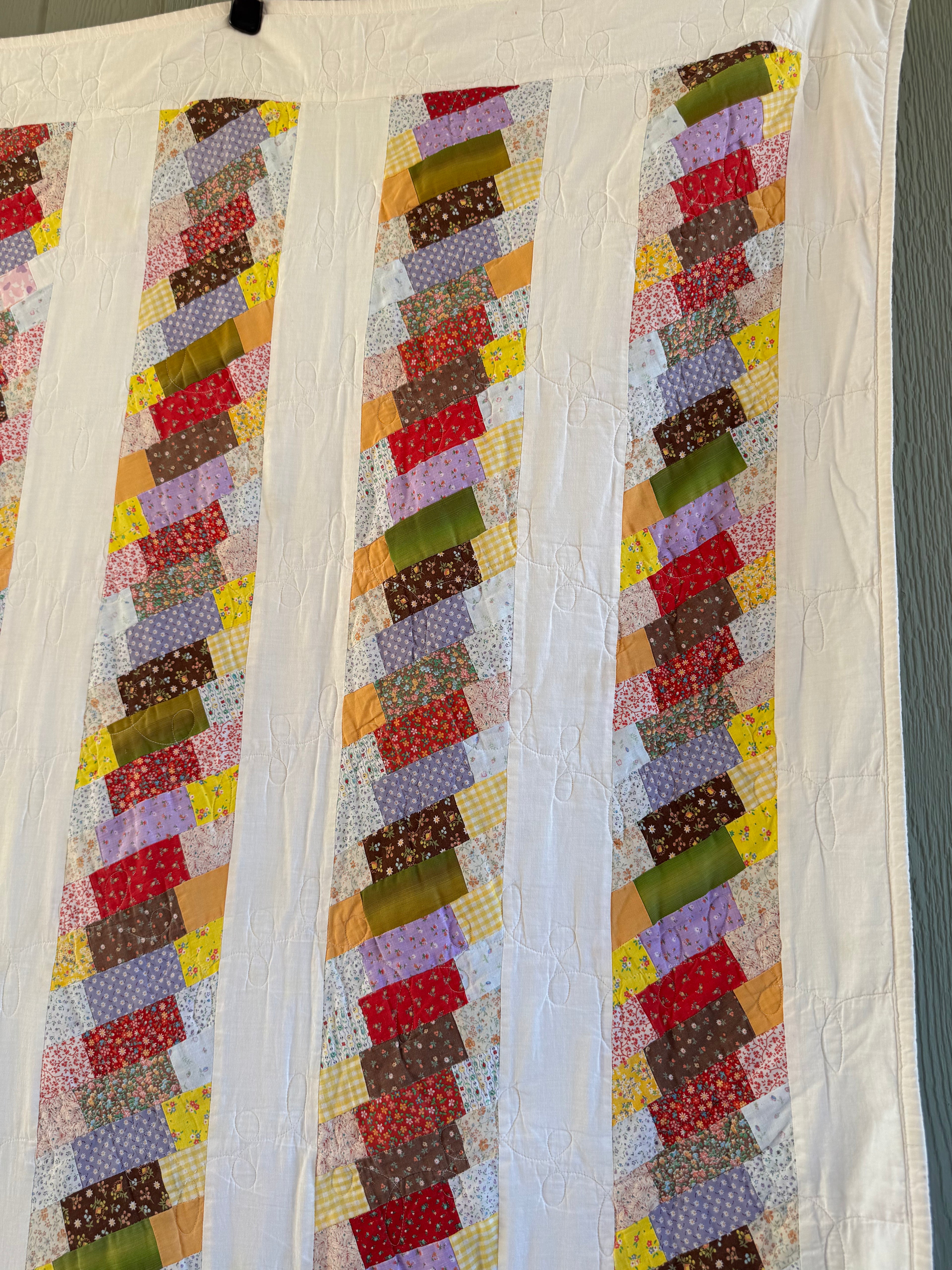 Vintage Chinese Coin Quilt