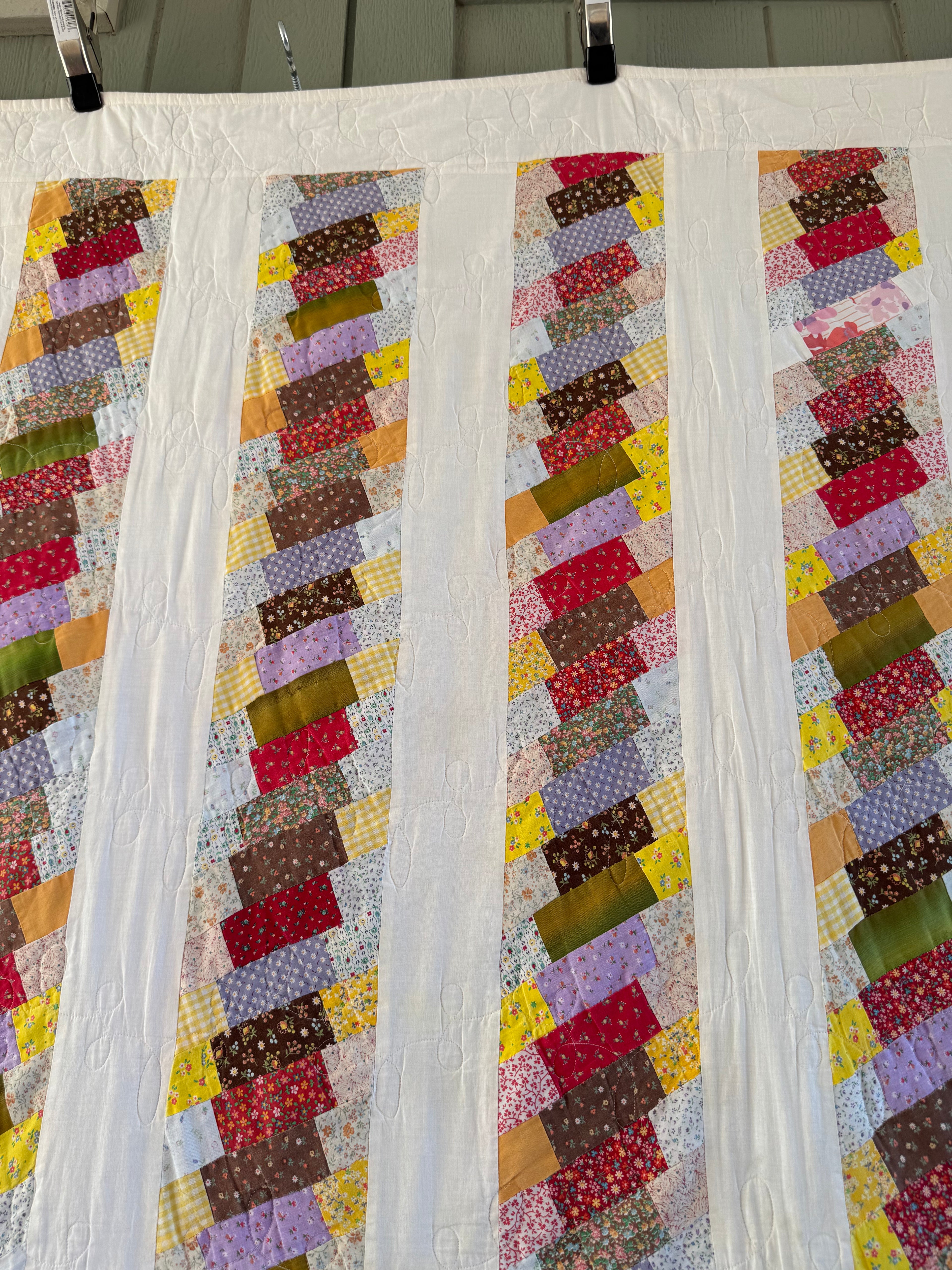 Vintage Chinese Coin Quilt