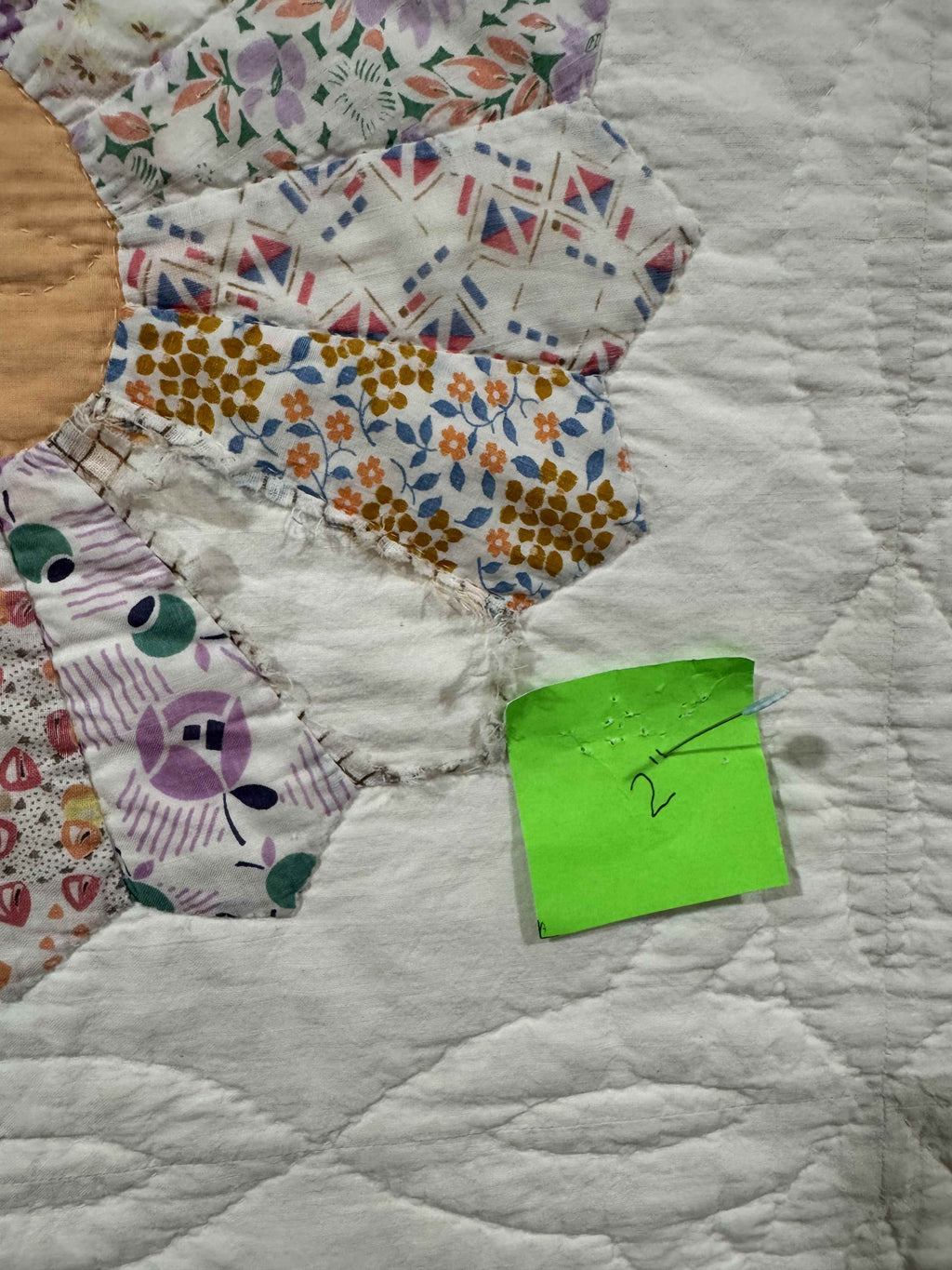 **SOLD Vintage Quilt Dresden Plate SOLD**