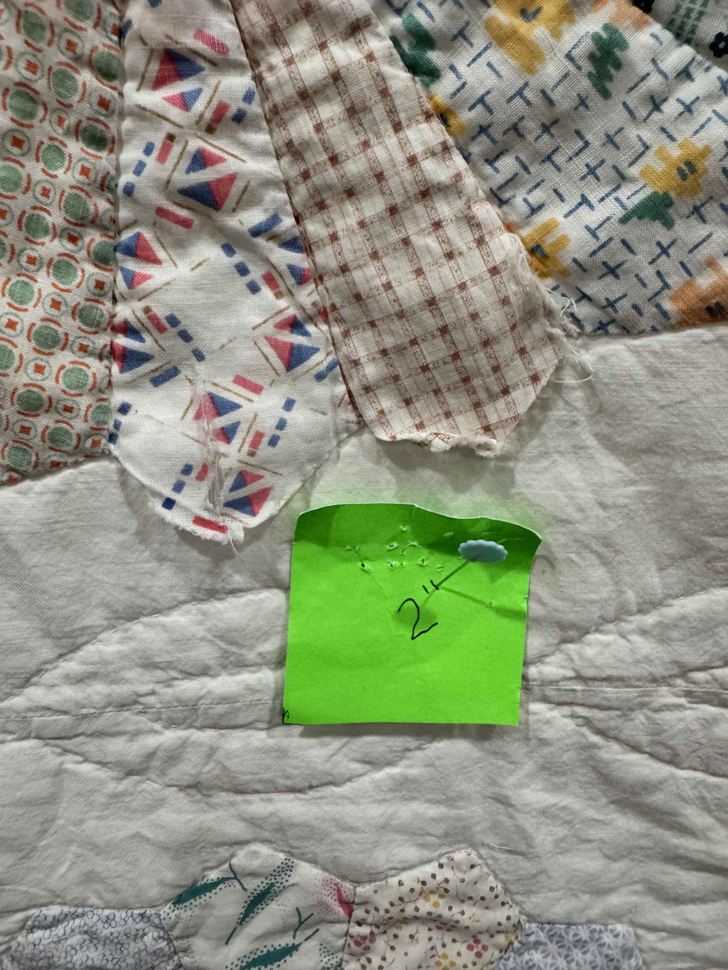 **SOLD Vintage Quilt Dresden Plate SOLD**