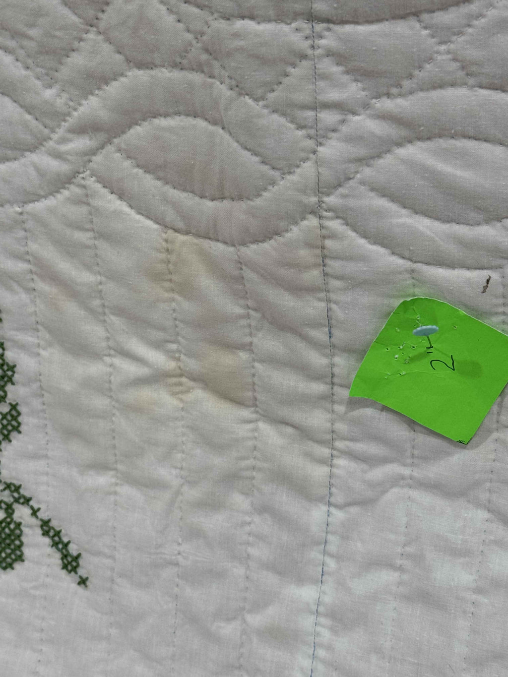 Vintage Quilt Windsor Rose Cross-Stitched Kit Quilt