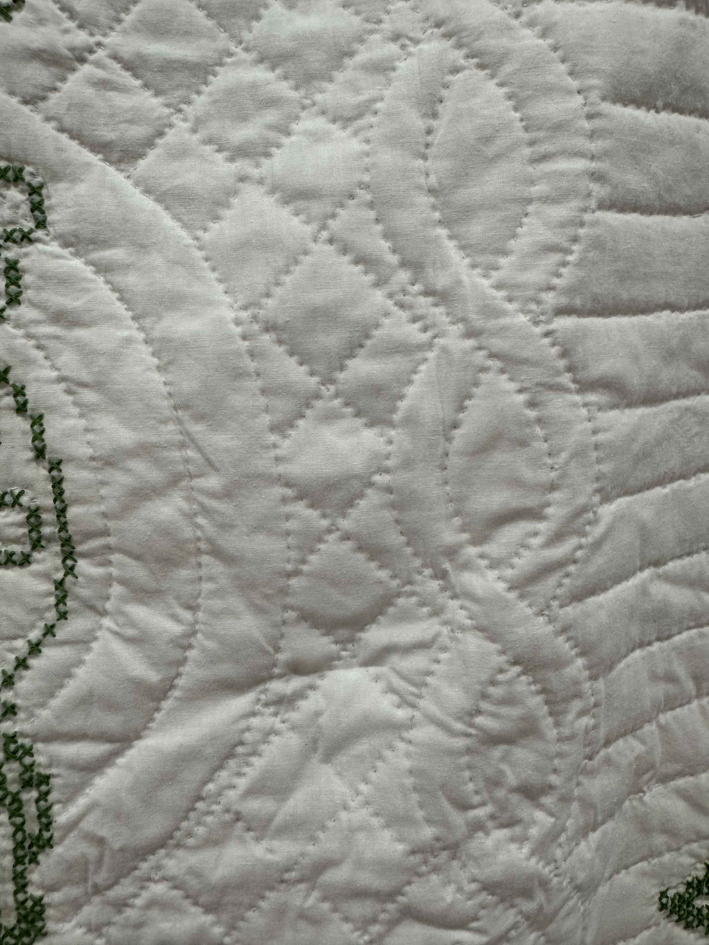 Vintage Quilt Windsor Rose Cross-Stitched Kit Quilt