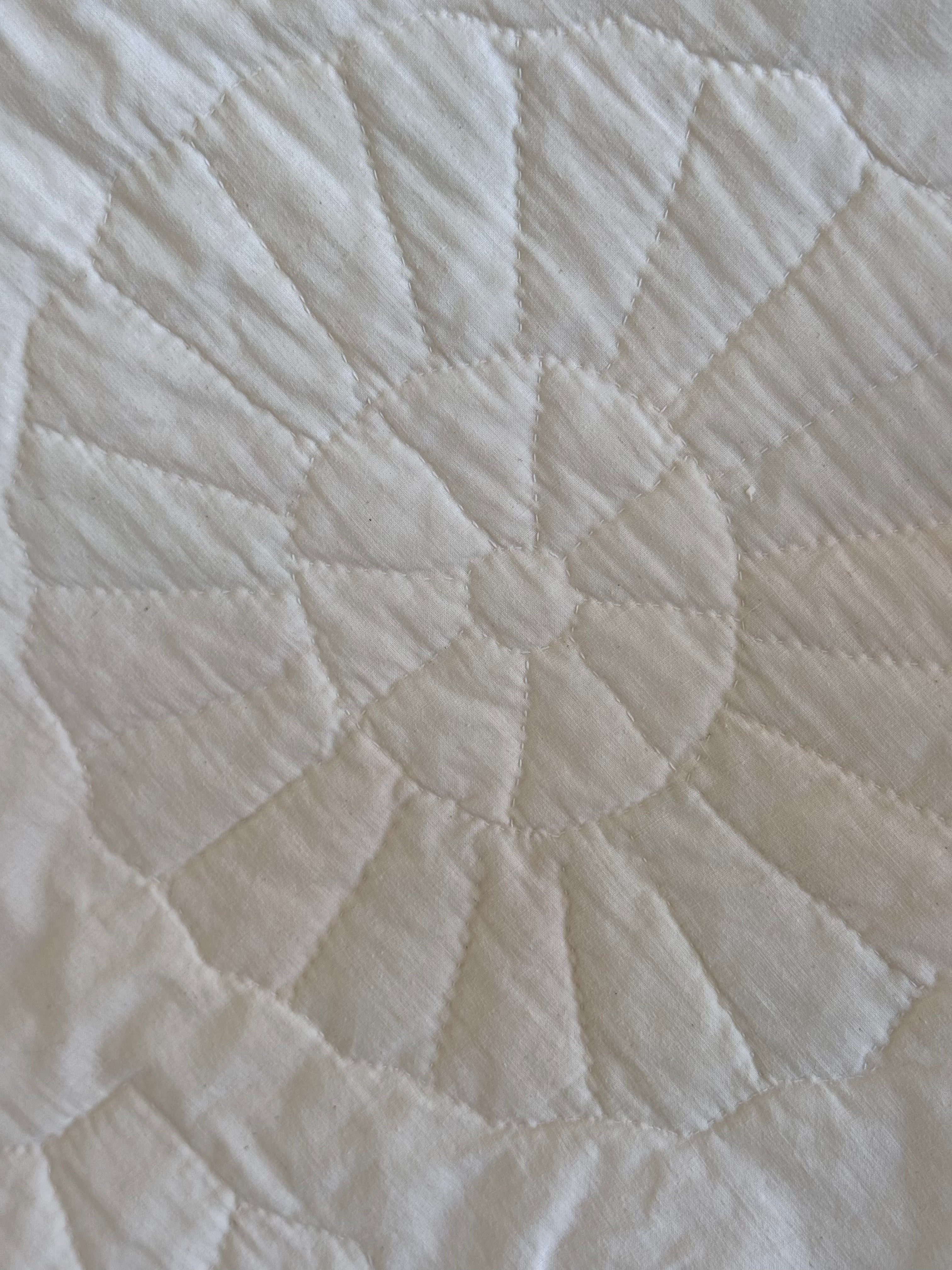 Vintage Sunny Dresden Plate Quilt