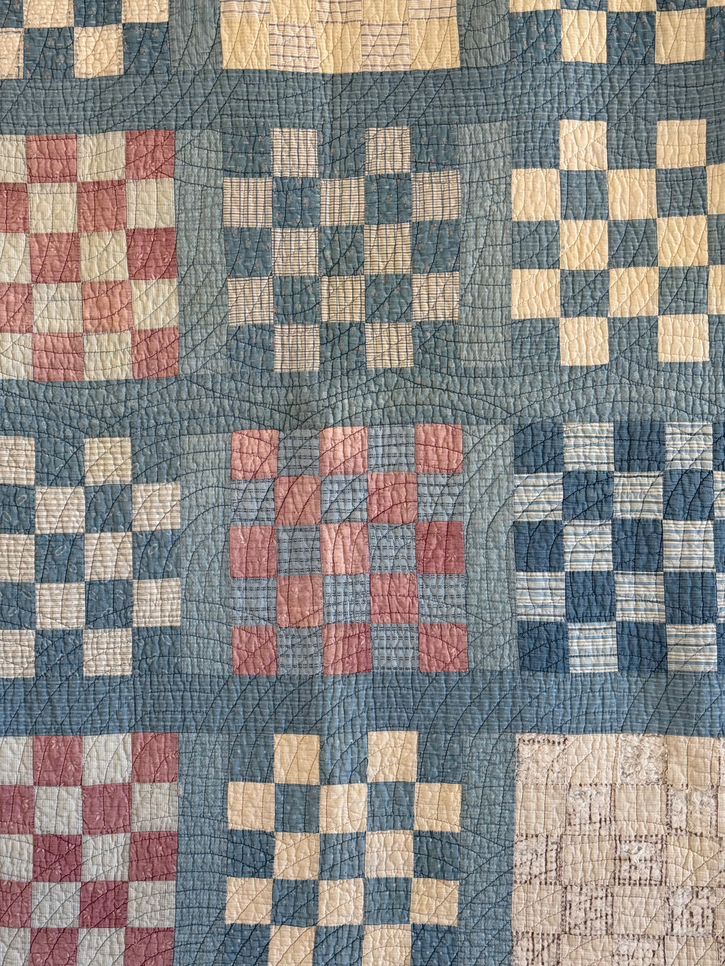 CUTTER- Vintage Checker Board Quilt  **SOLD**