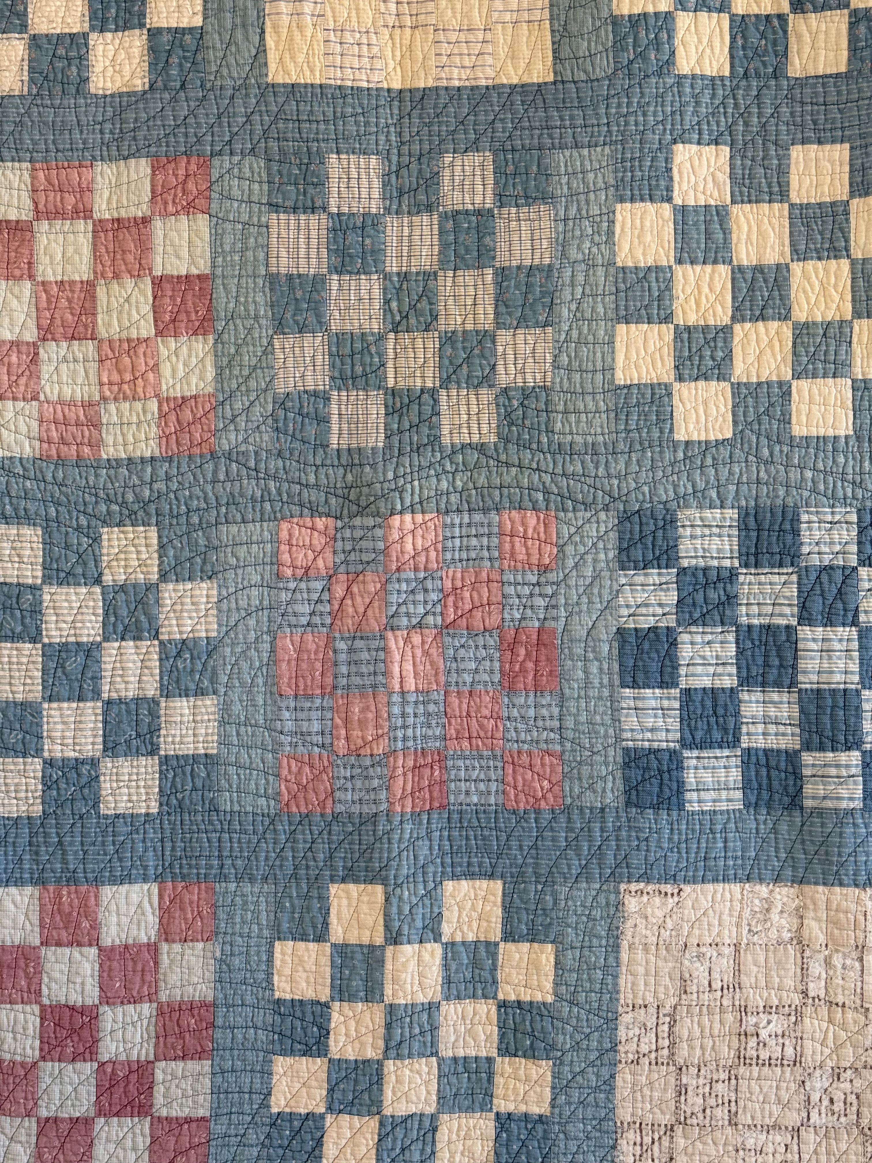 CUTTER- Vintage Checker Board Quilt  **SOLD**