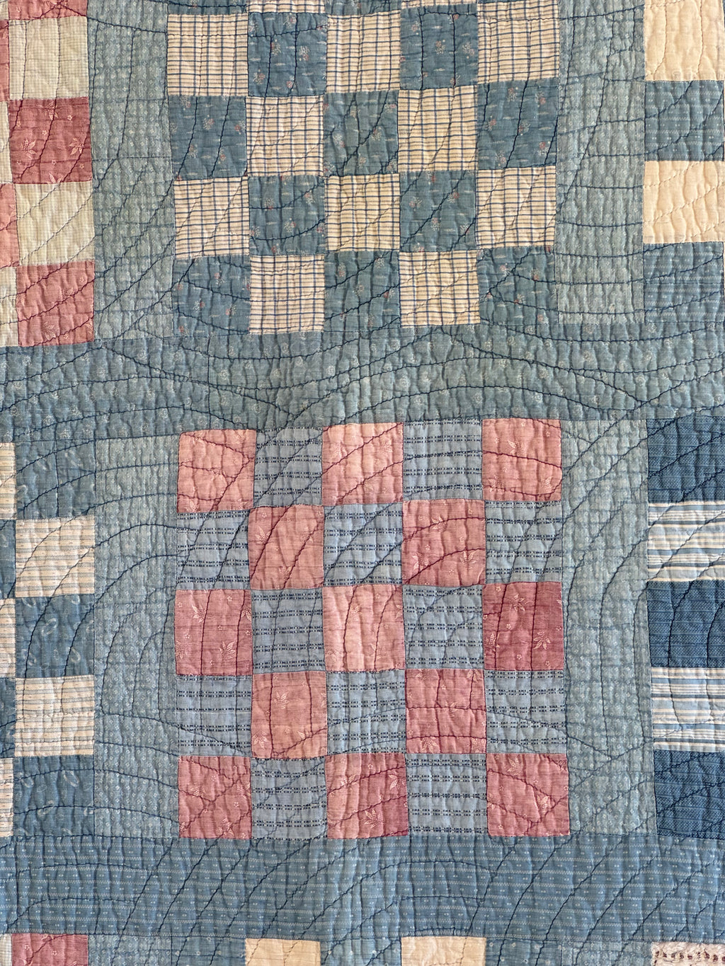 CUTTER- Vintage Checker Board Quilt  **SOLD**