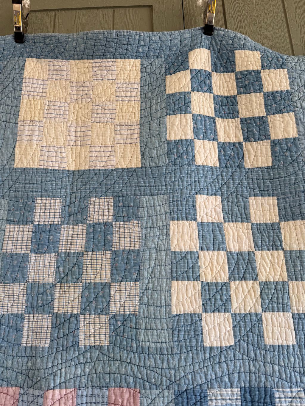 CUTTER- Vintage Checker Board Quilt  **SOLD**