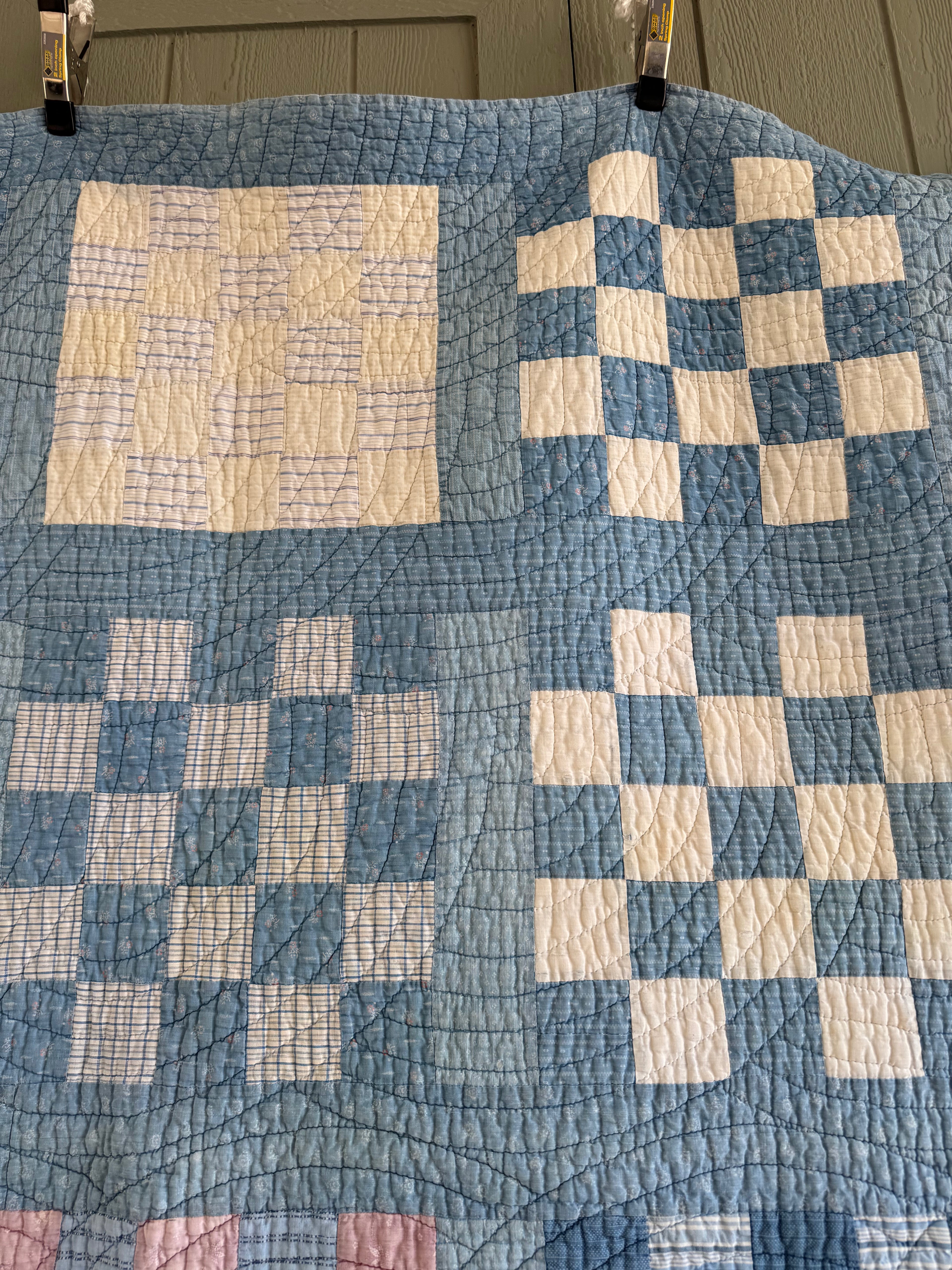 CUTTER- Vintage Checker Board Quilt  **SOLD**