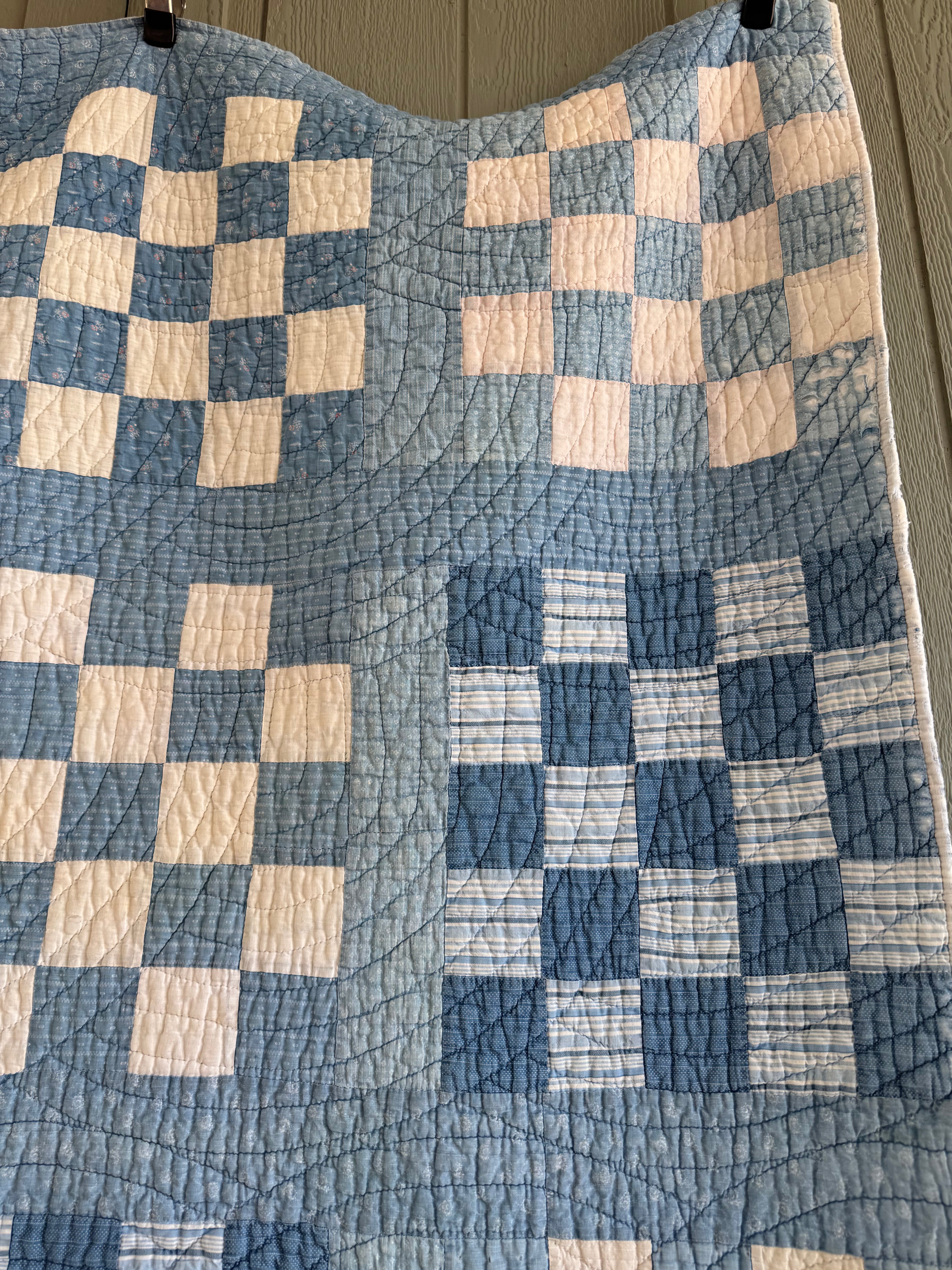 CUTTER- Vintage Checker Board Quilt  **SOLD**