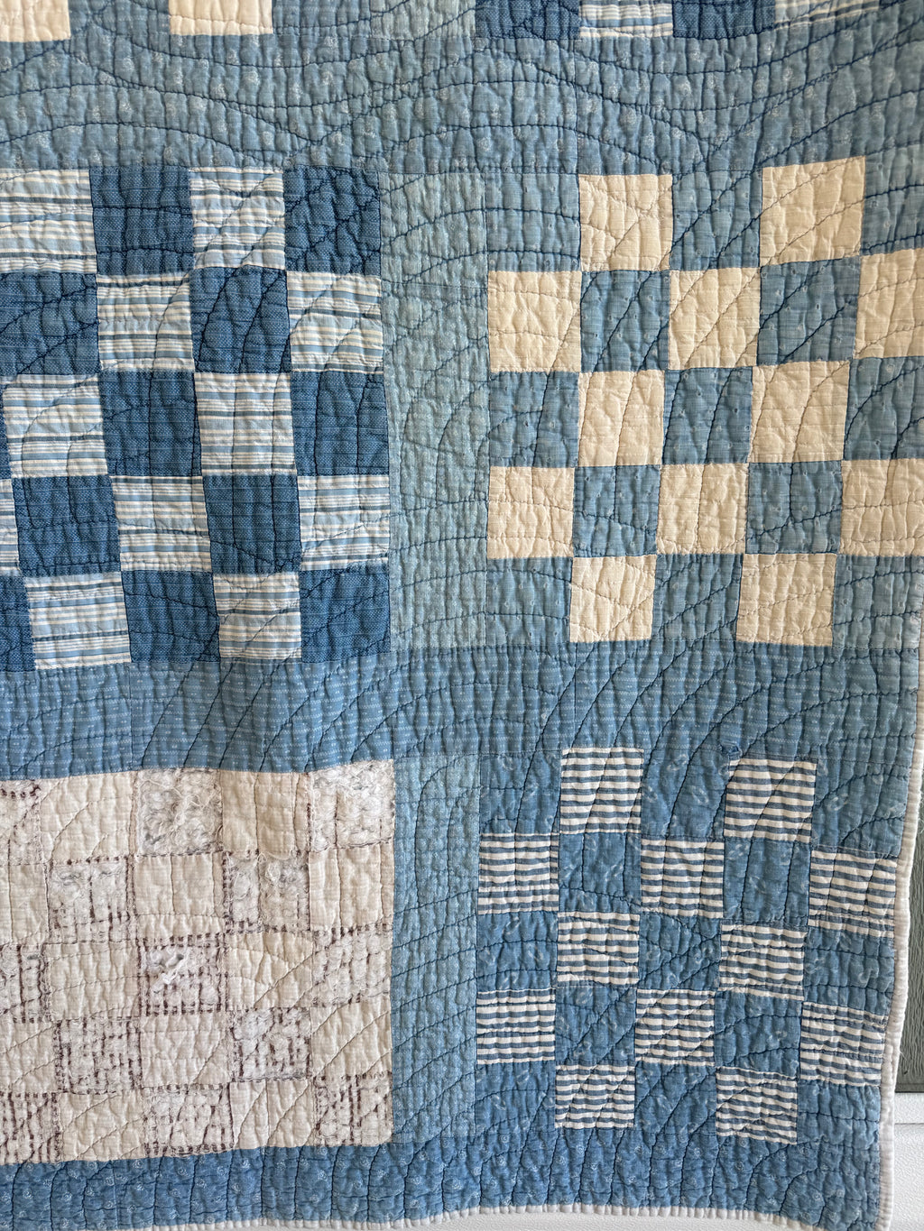 CUTTER- Vintage Checker Board Quilt  **SOLD**