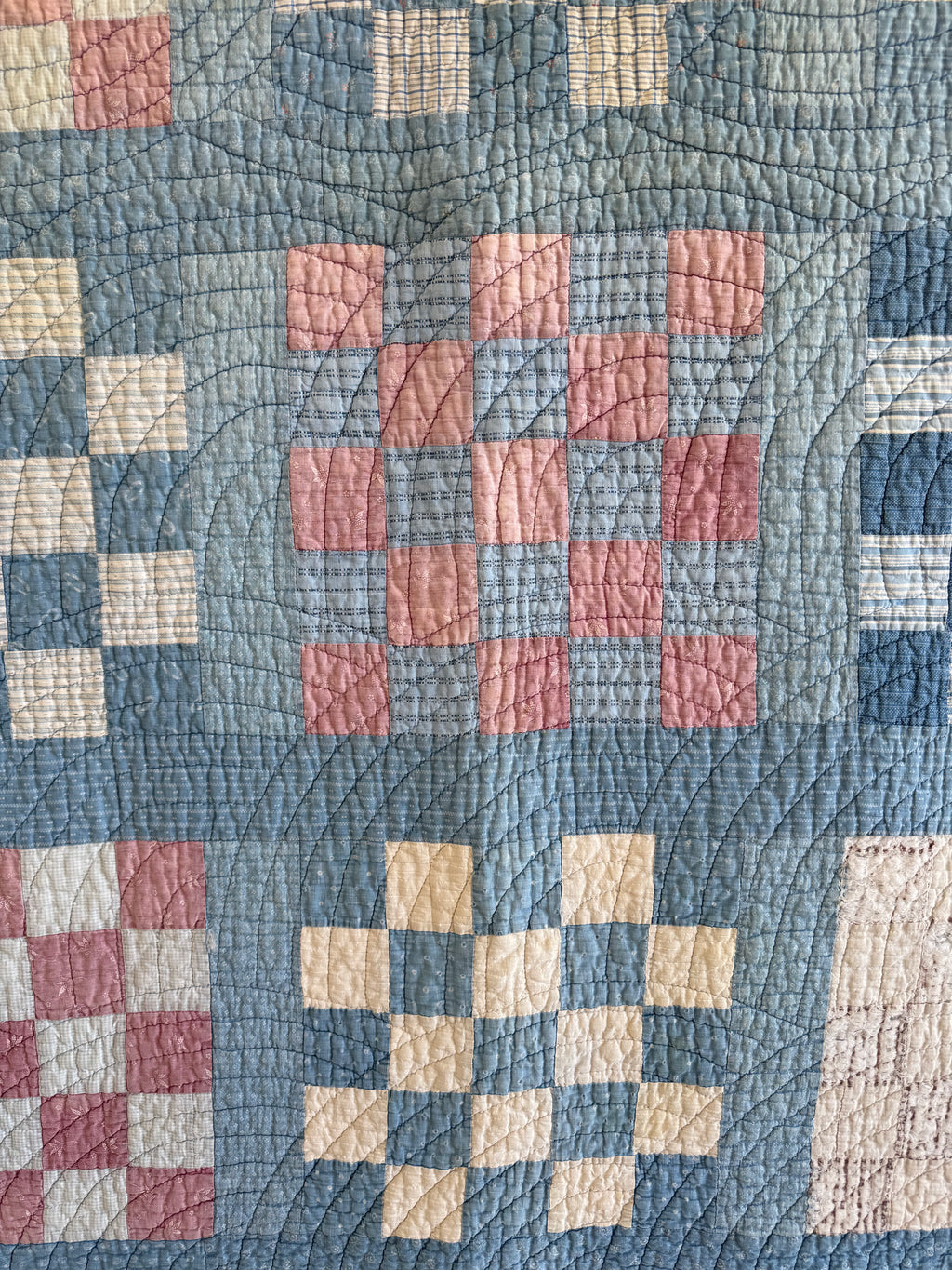 CUTTER- Vintage Checker Board Quilt  **SOLD**