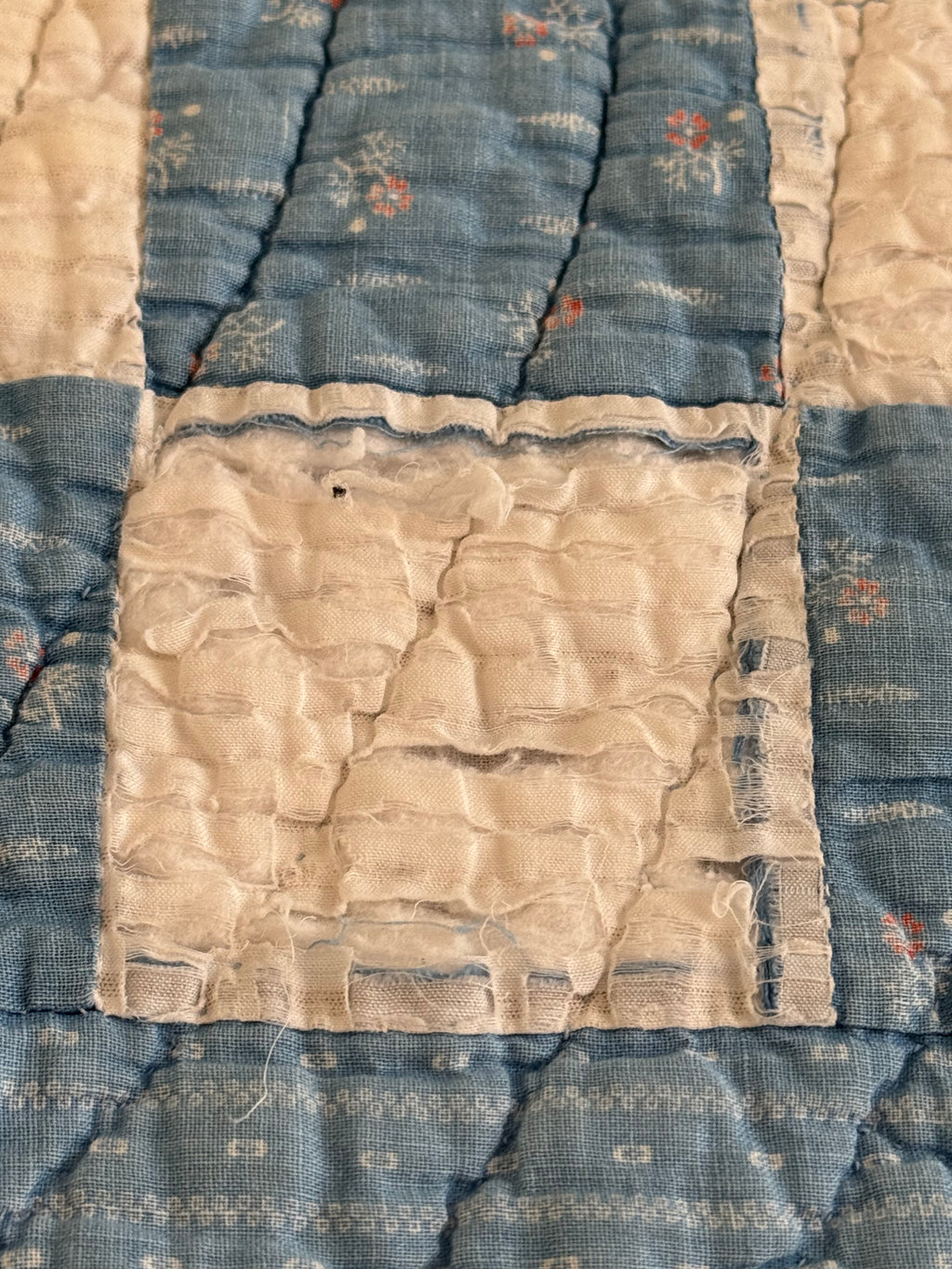 CUTTER- Vintage Checker Board Quilt  **SOLD**