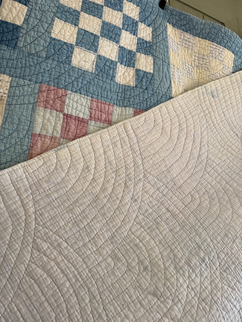 CUTTER- Vintage Checker Board Quilt  **SOLD**