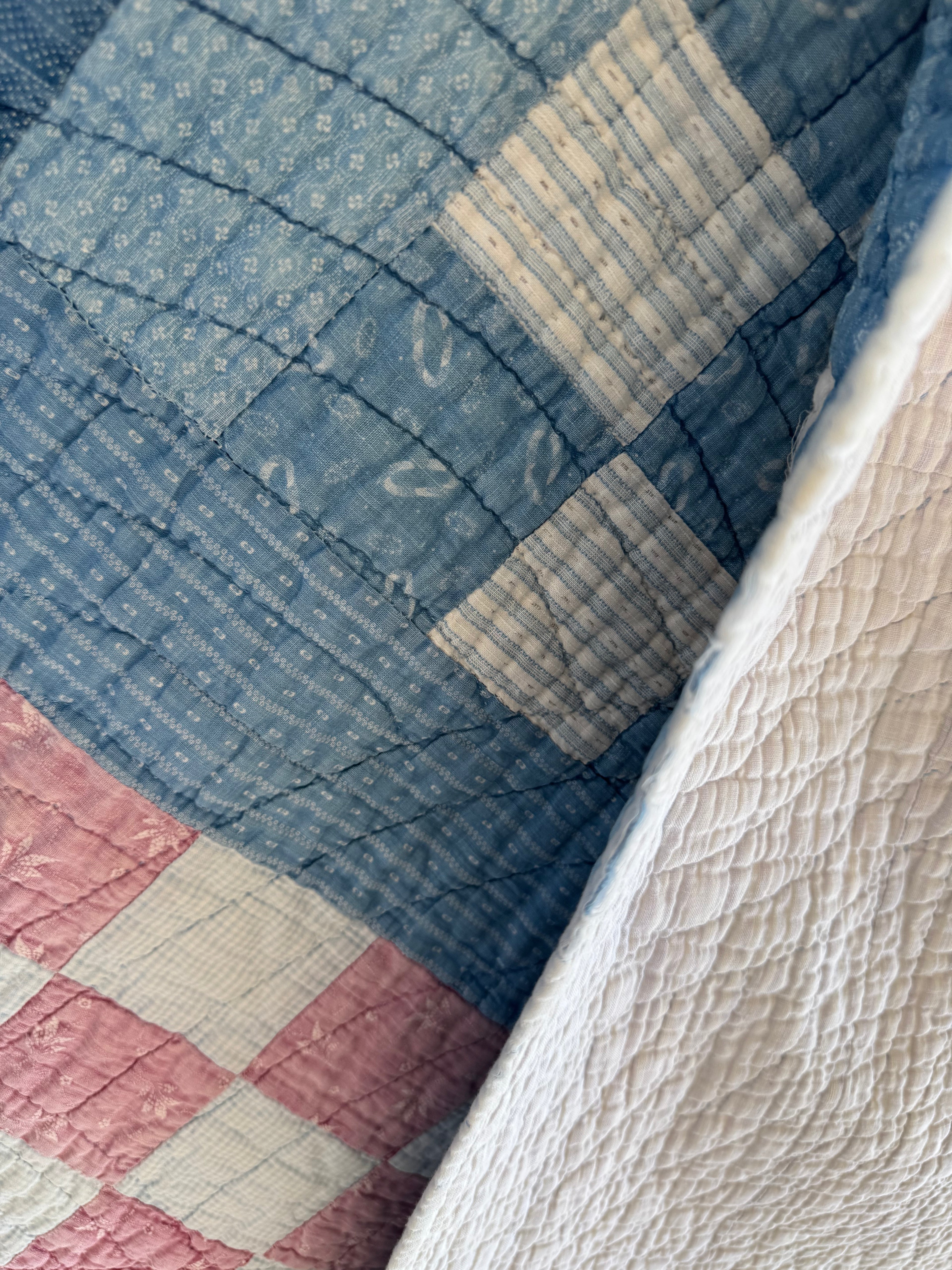 CUTTER- Vintage Checker Board Quilt  **SOLD**
