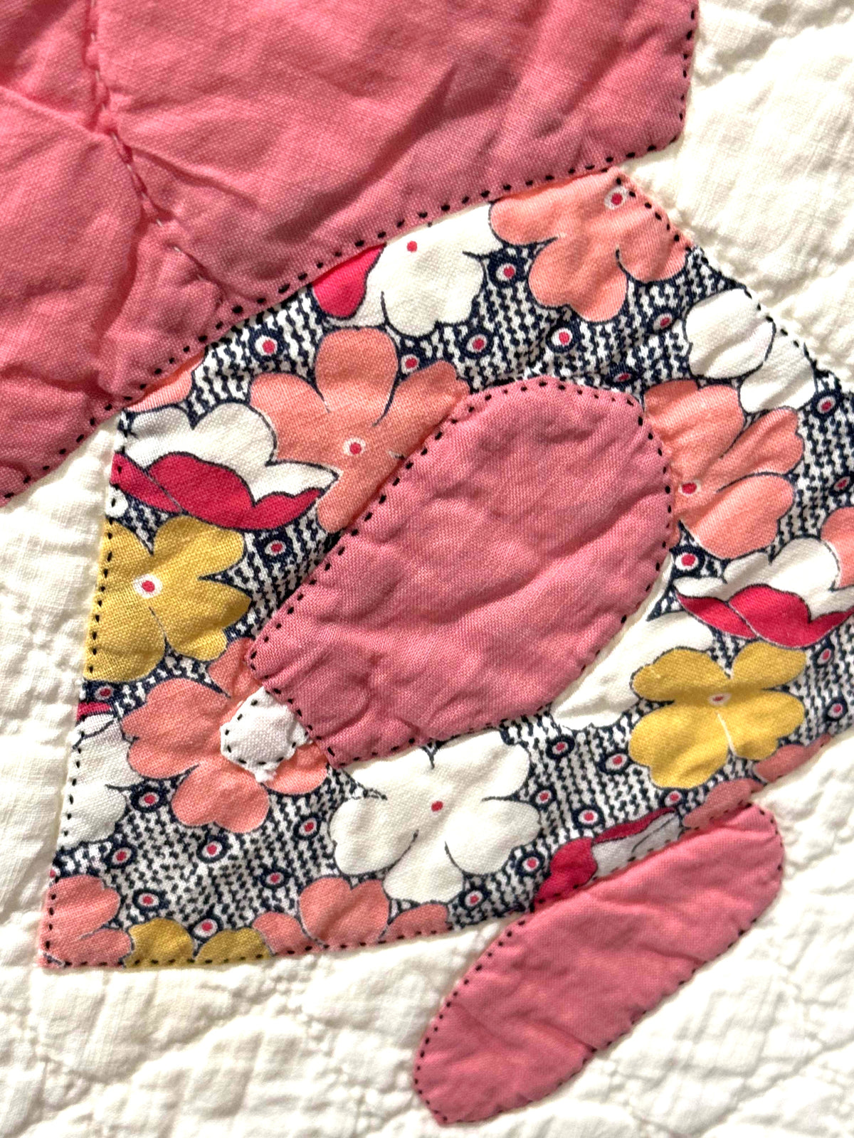 Vintage Quilt Sunbonnet Sue & Overall Sam