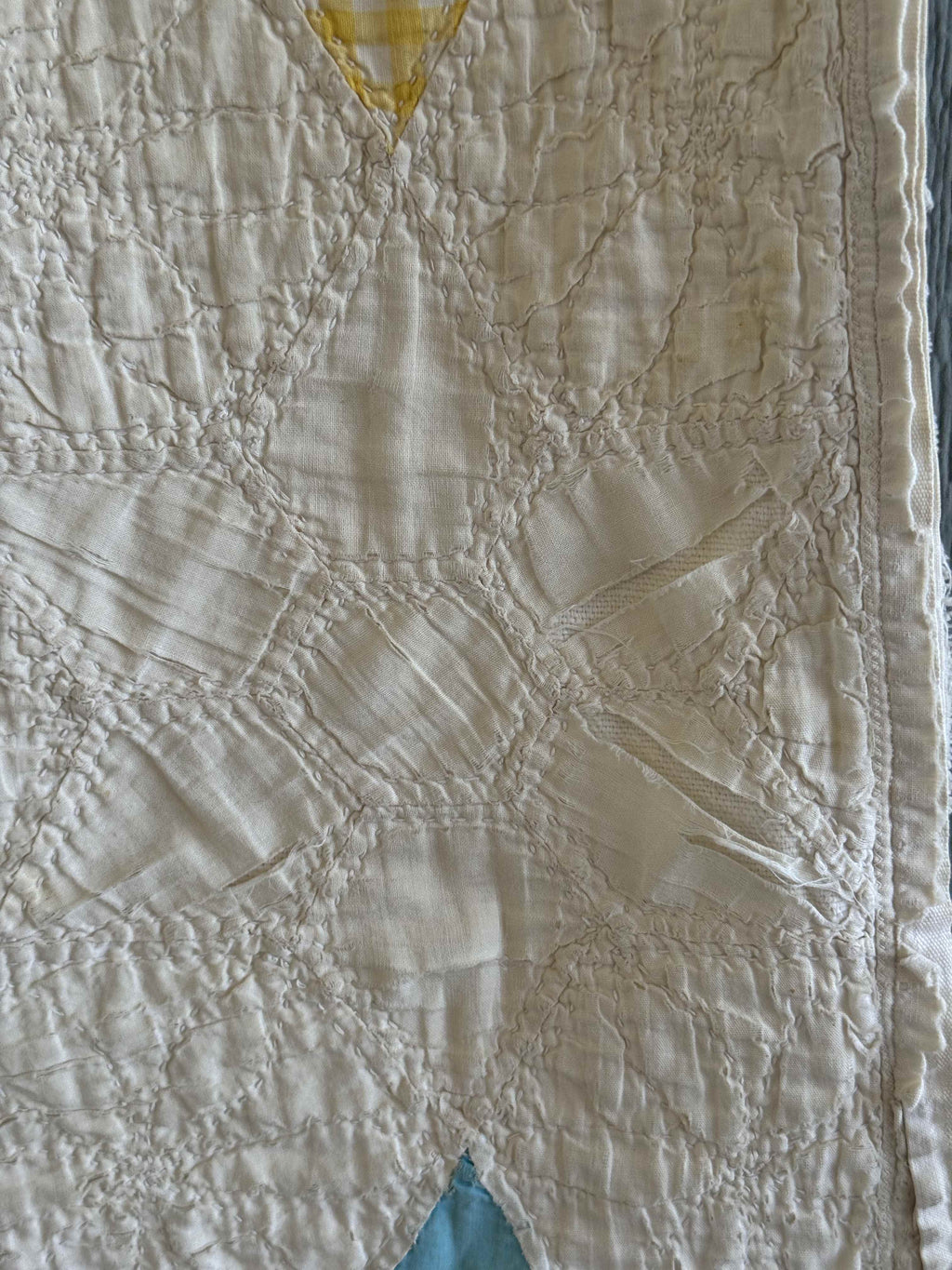 Vintage Quilt Hexagonal Star
