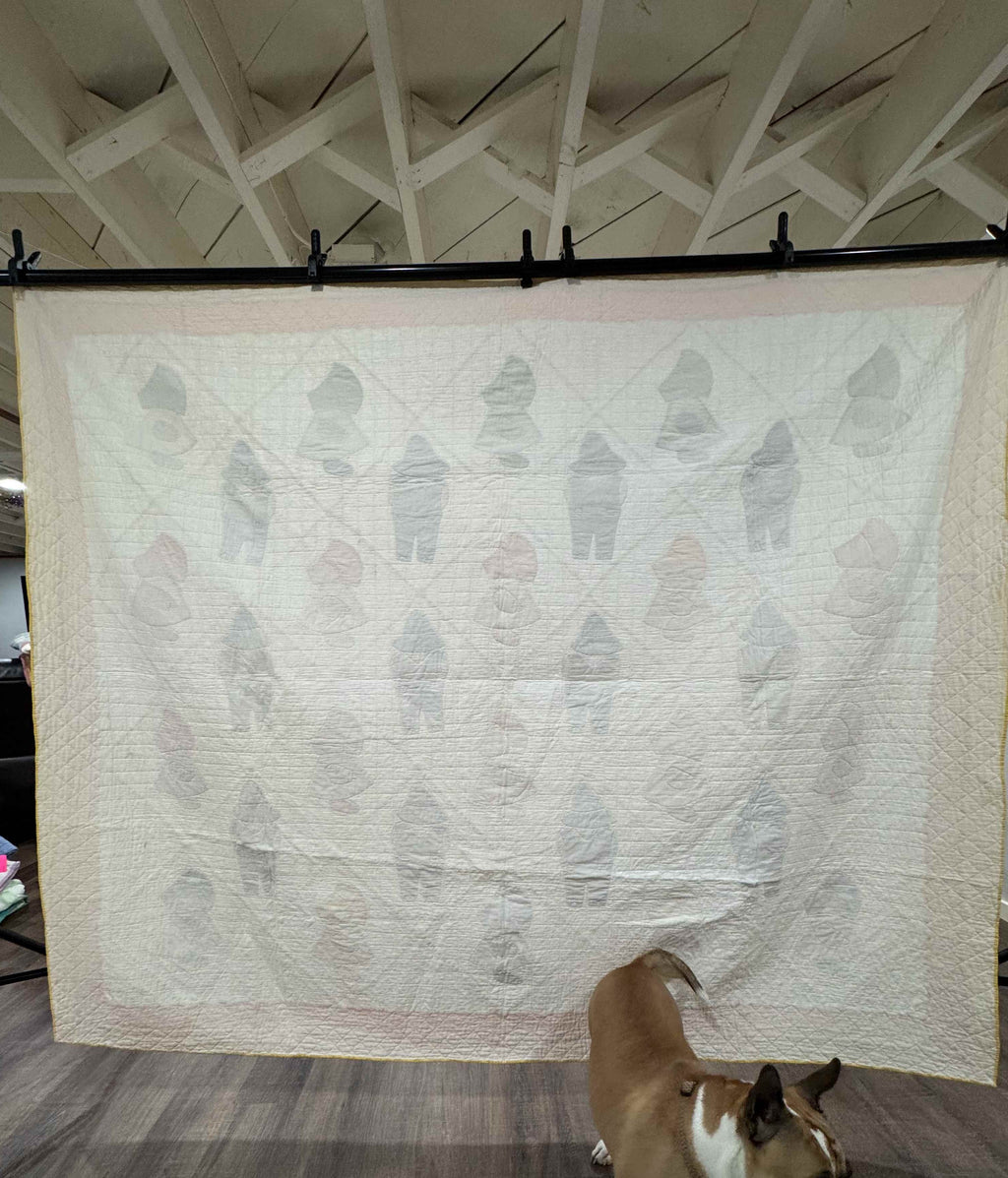 Vintage Quilt Sunbonnet Sue & Overall Sam