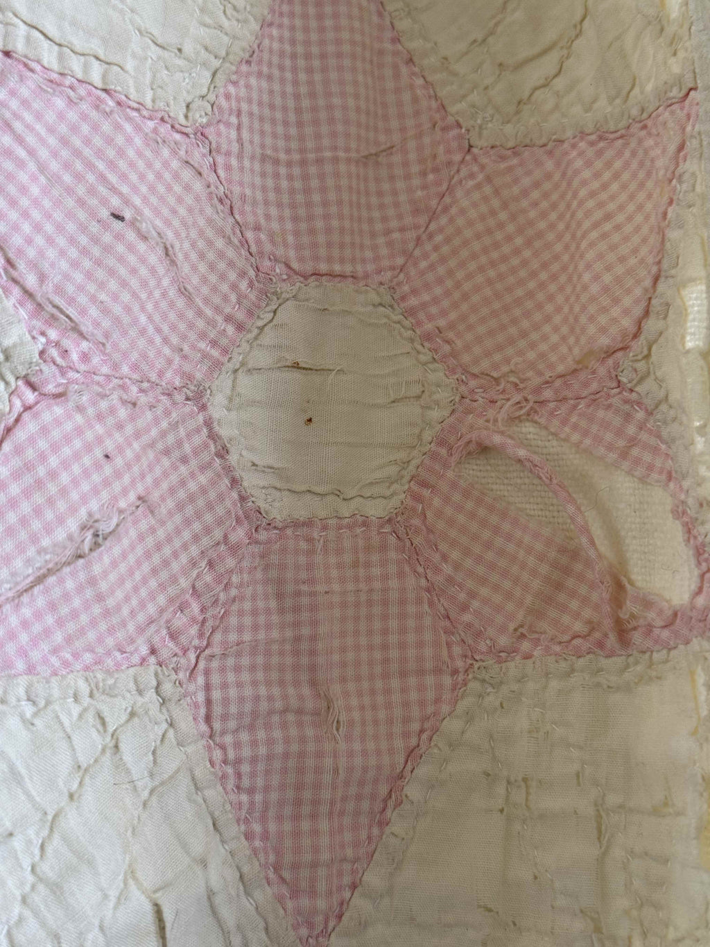 Vintage Quilt Hexagonal Star