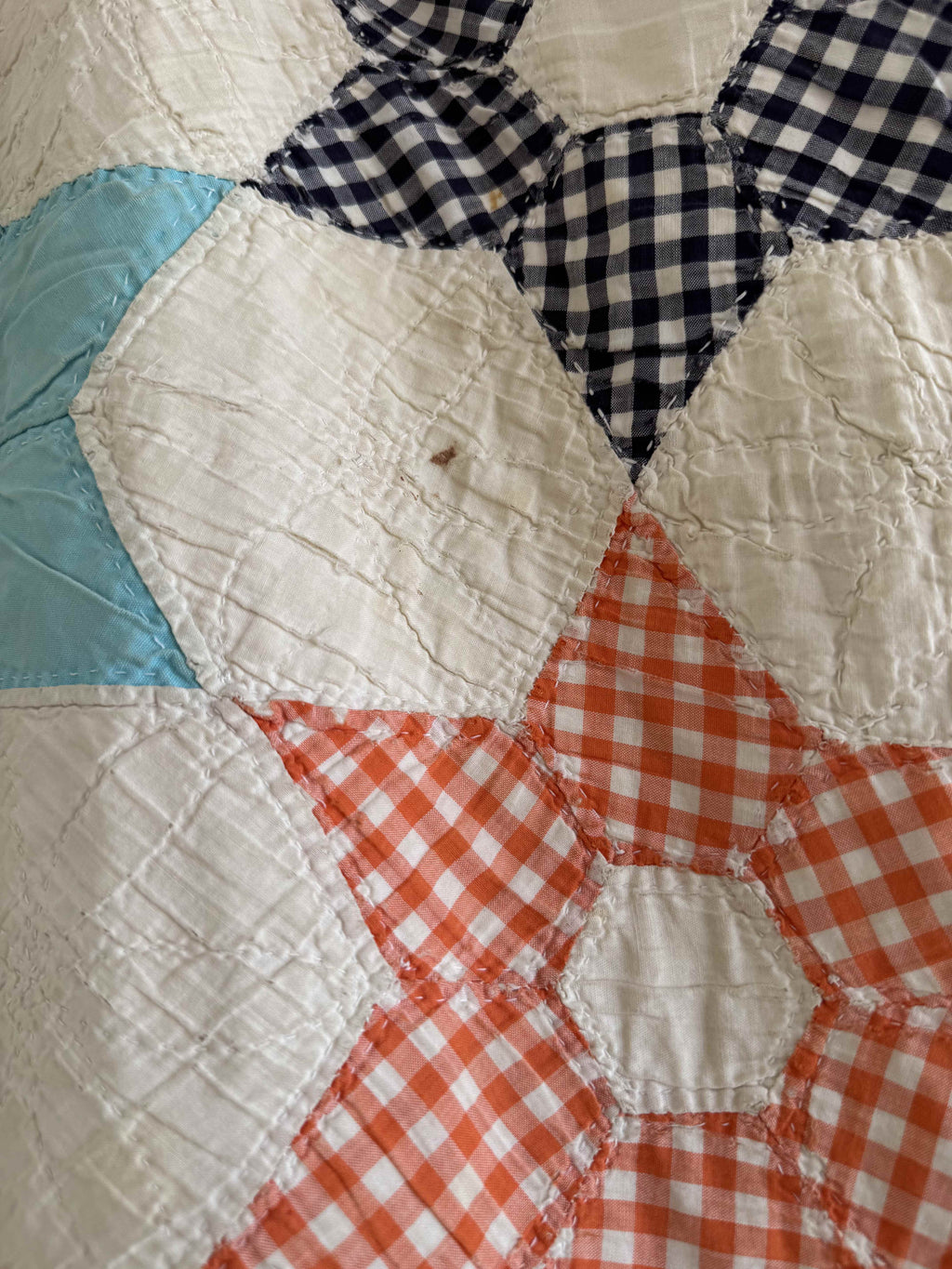 Vintage Quilt Hexagonal Star