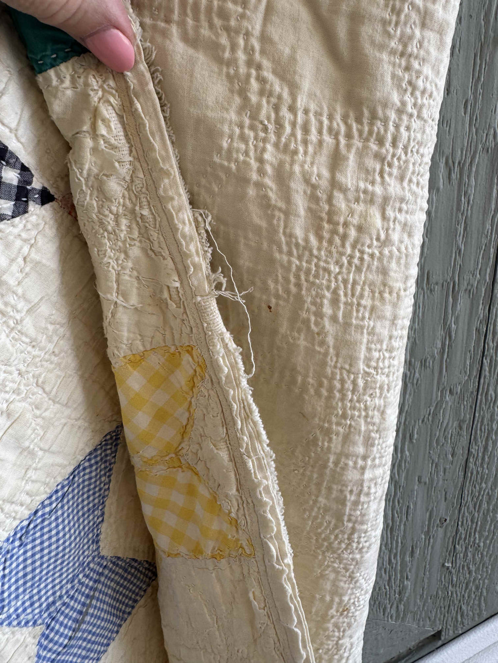 Vintage Quilt Hexagonal Star
