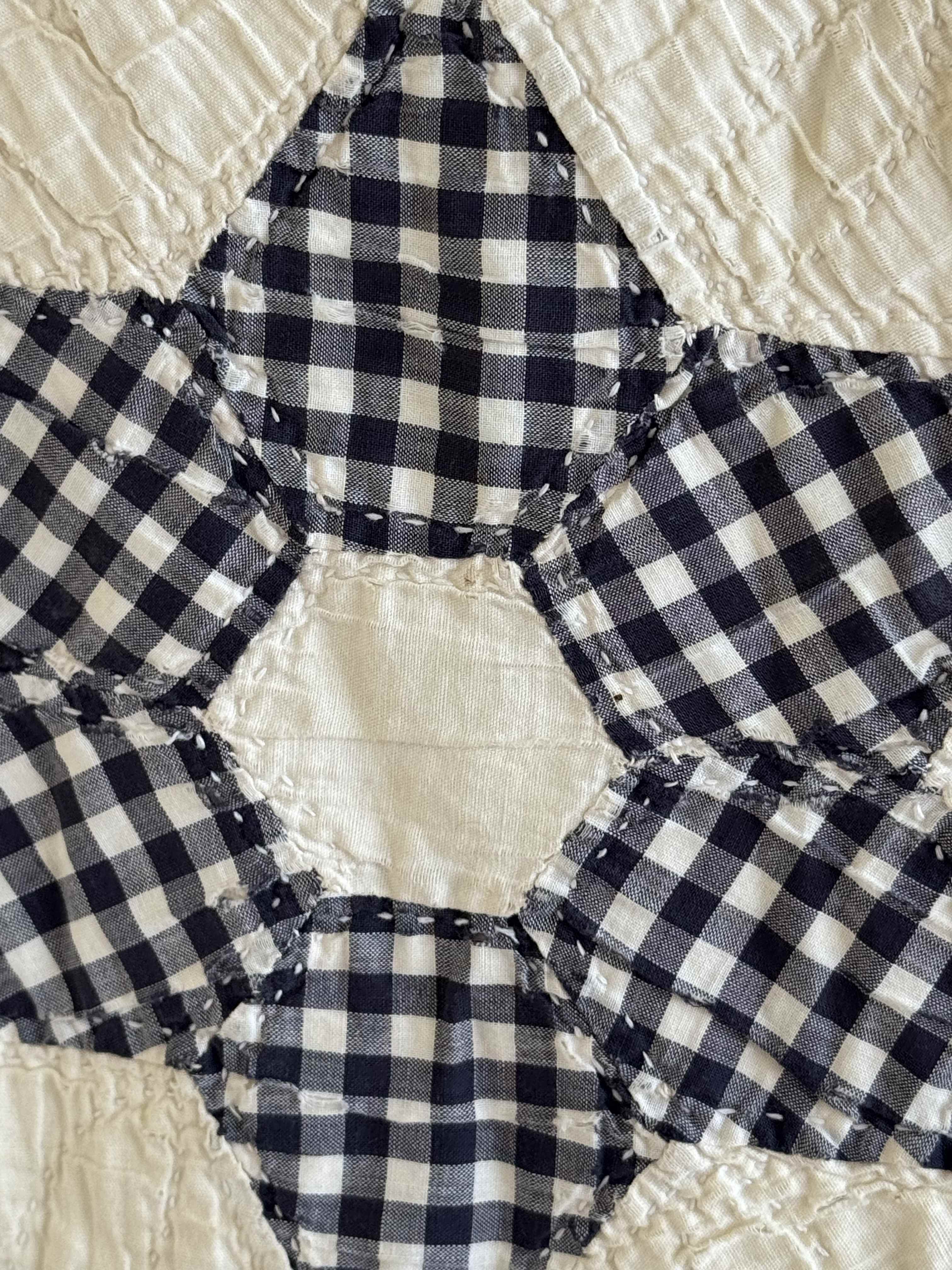 Vintage Quilt Hexagonal Star