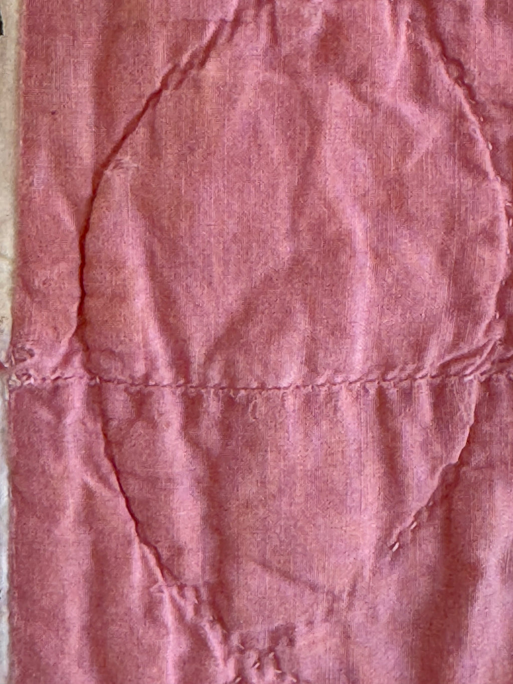 **SOLD** CUTTER - Churn Dash Pink and White - CUTTER **SOLD**