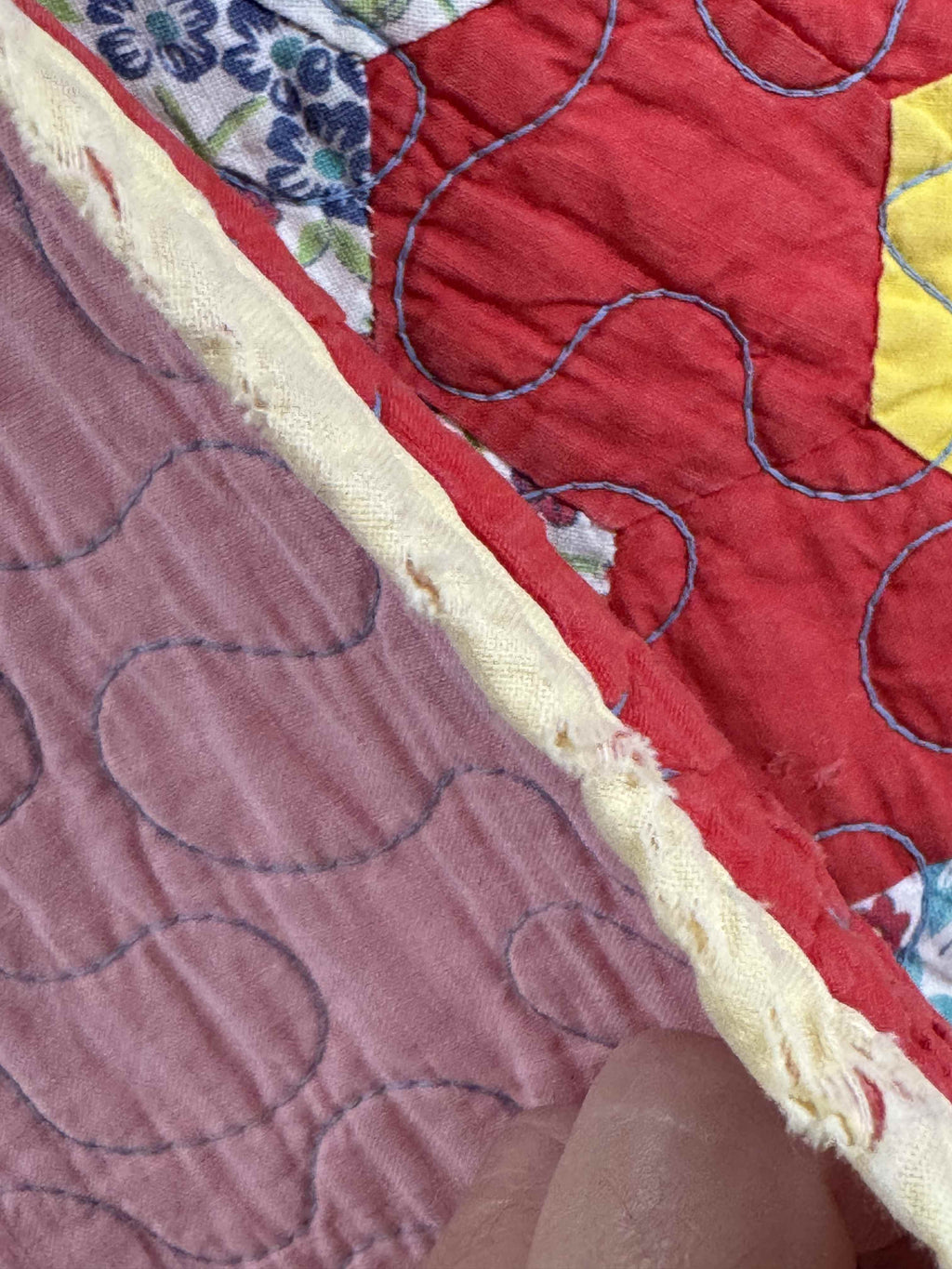 Vintage Quilt Grandmother's Flower Garden