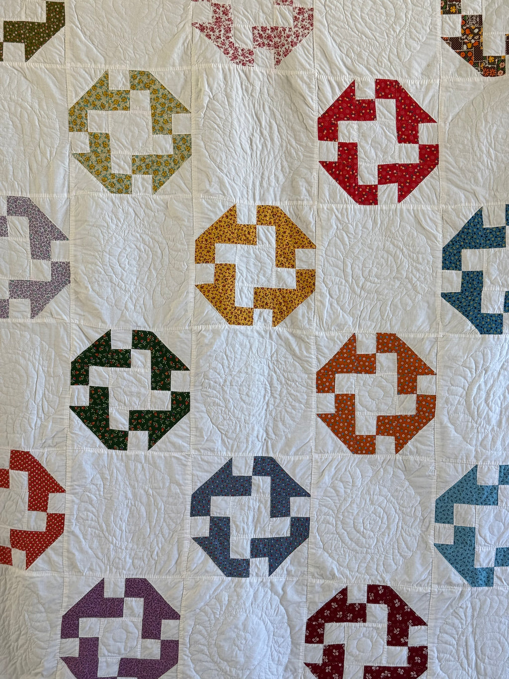 Vintage Hole in the Barn Door Quilt