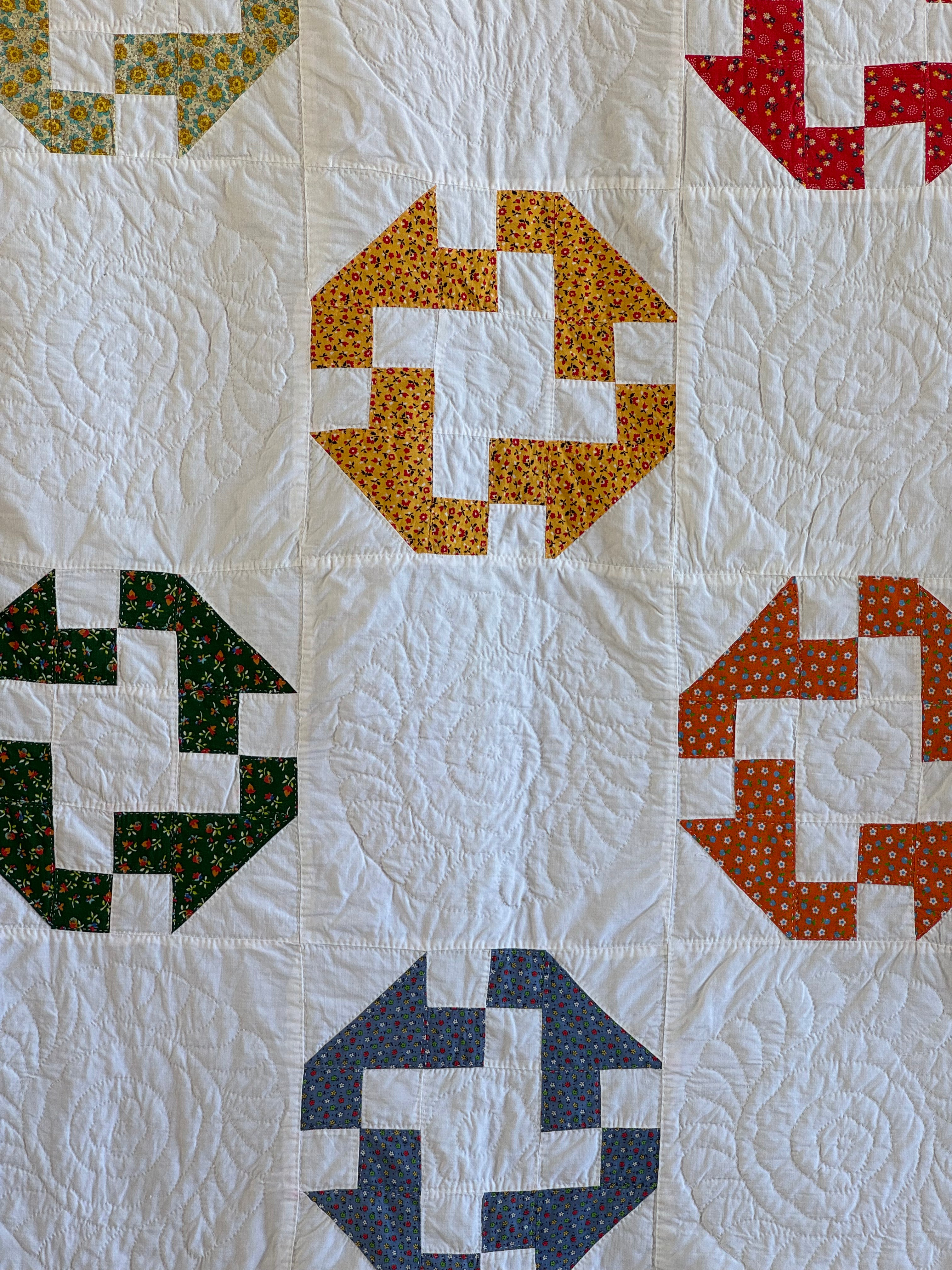 Vintage Hole in the Barn Door Quilt